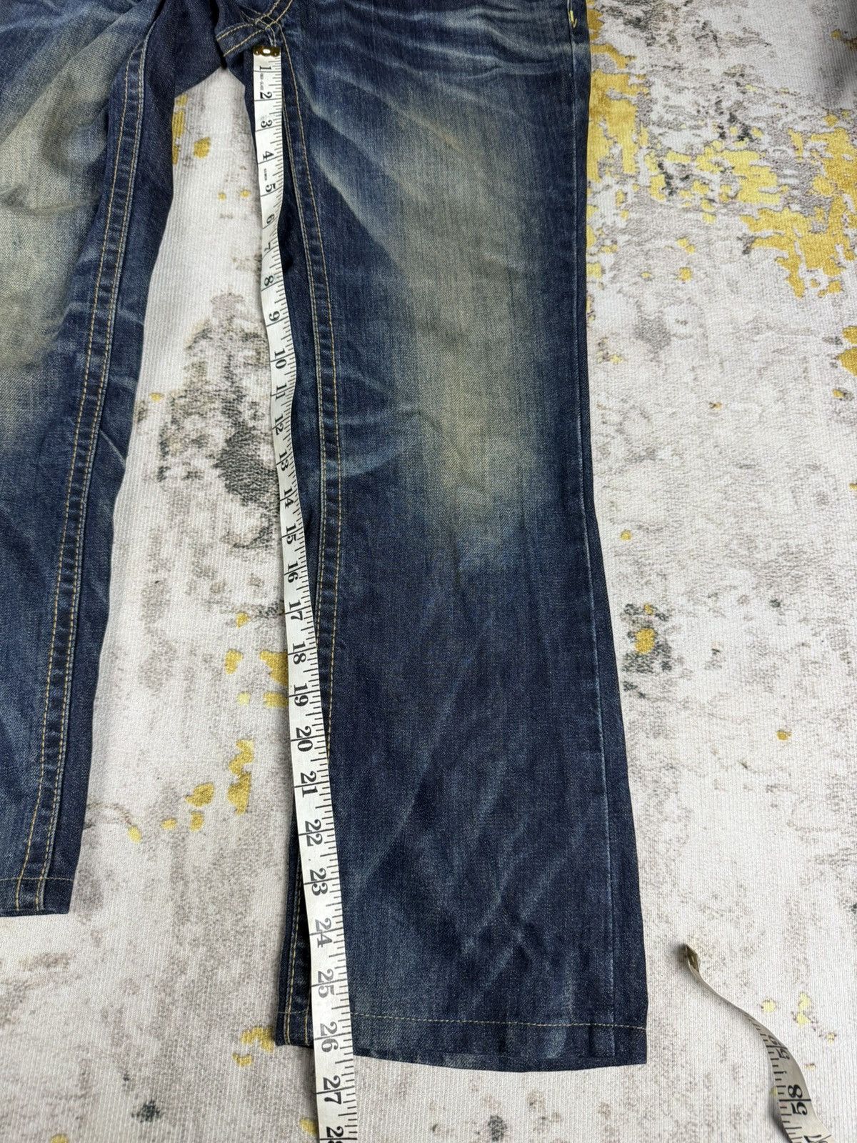 Tornado Mart Rare Lolita Yoshitomo Nara Skull Jeans Size US 29 - 6 Thumbnail