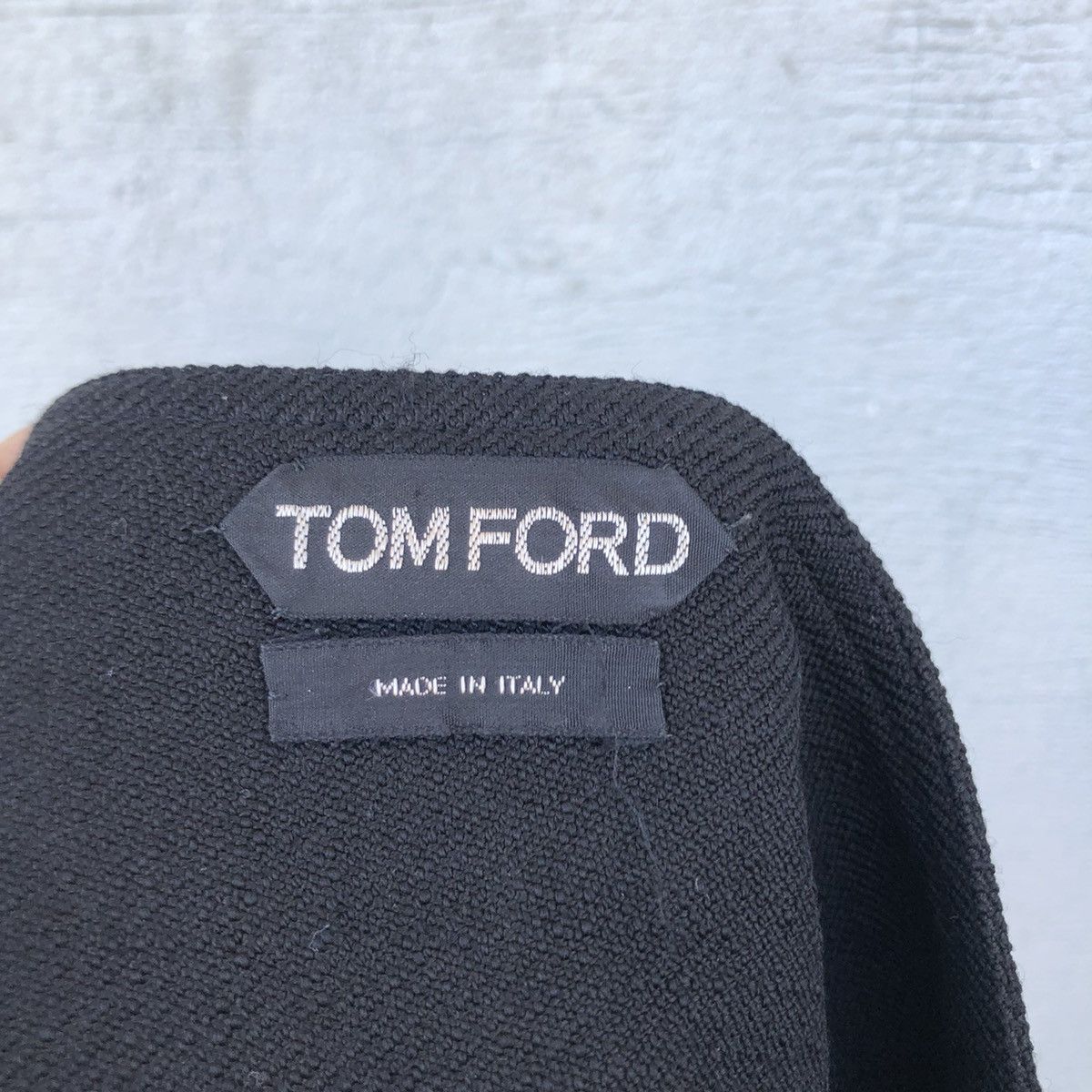 Tom Ford TOM FORD Black wool midi skirt Size 27" / US 4 / IT 40 - 4 Thumbnail