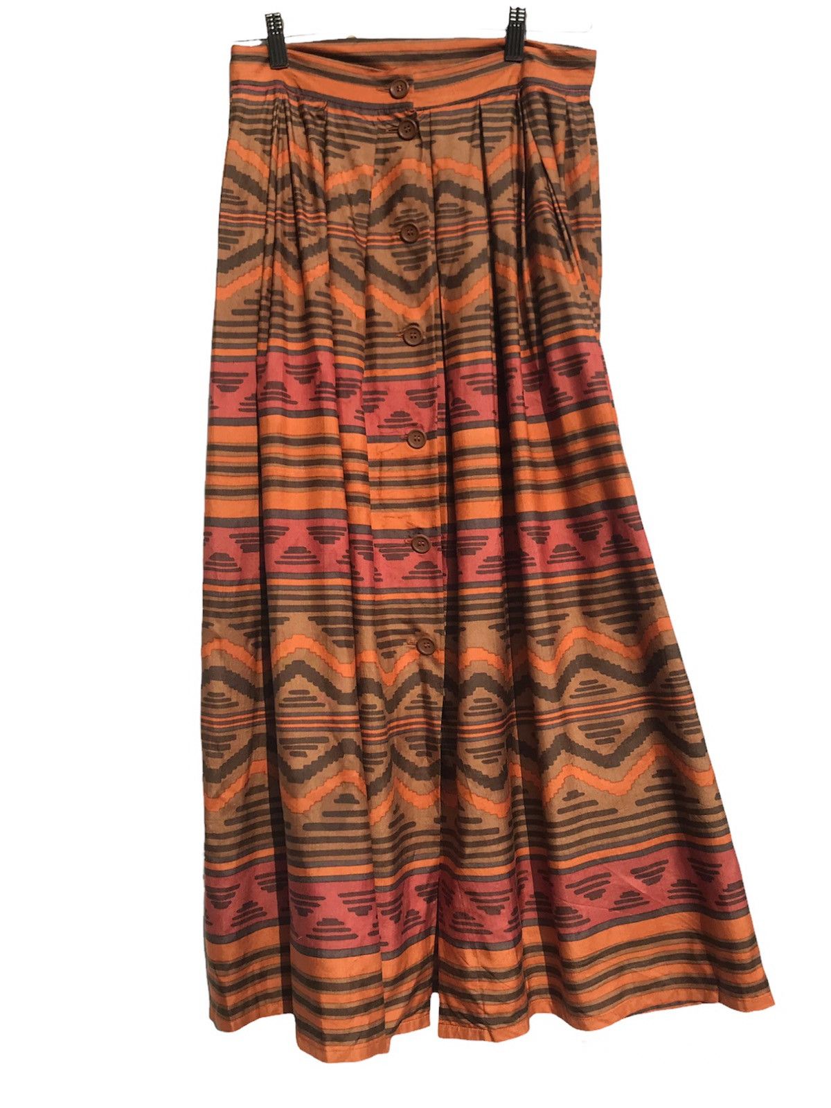 Designer Vintage Gibierre Donna Silk Skirt Made in Italy Waist 27 Size 28" / US 6 / IT 42 - 1 Thumbnail