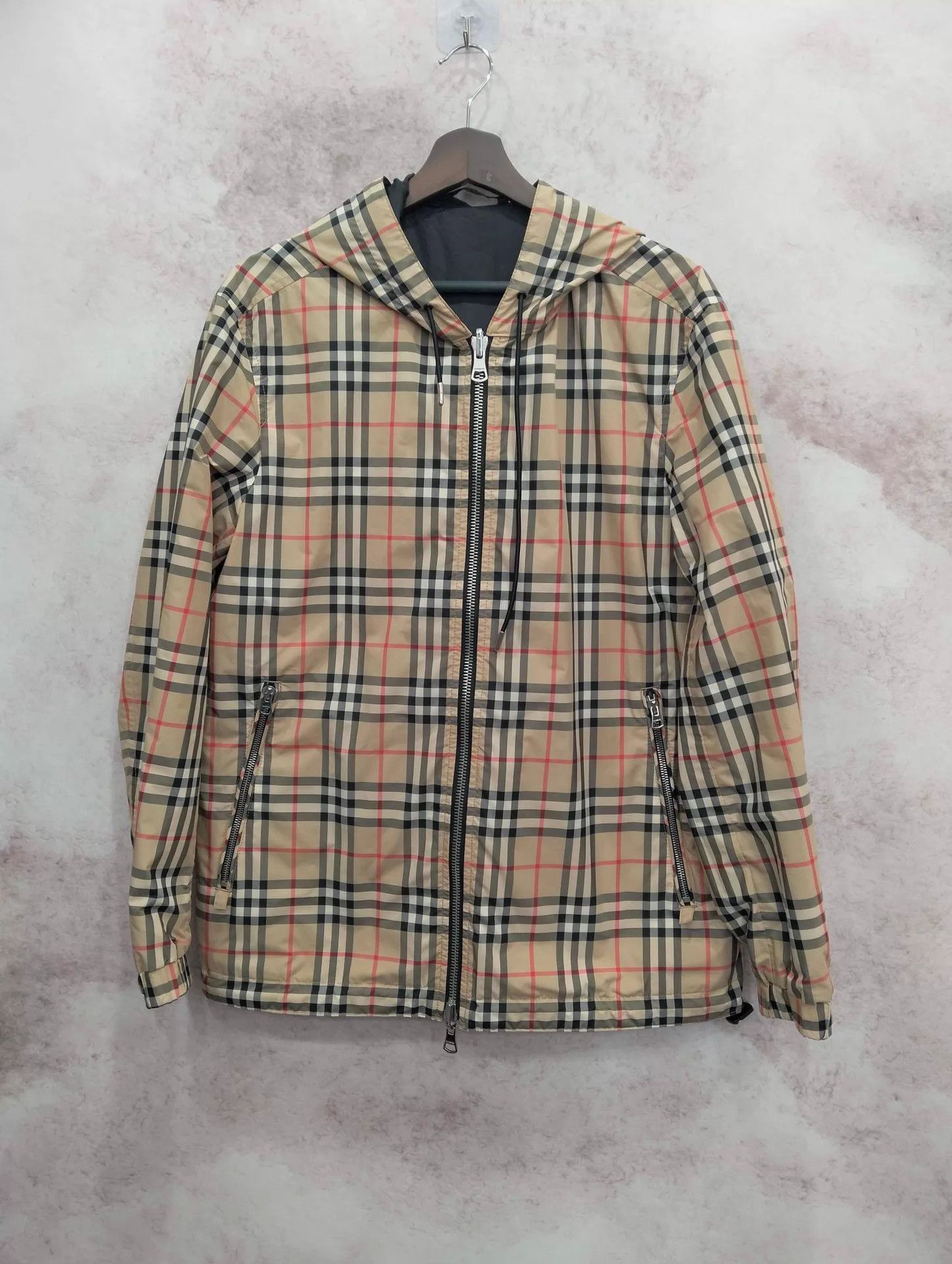 Burberry Plaid Hooded Light Jacket XS Size US XS / EU 42 / 0 - 1 Thumbnail