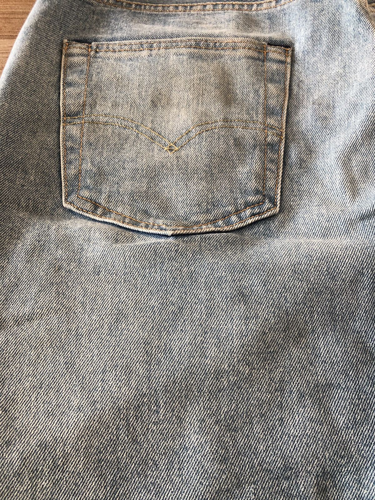Levi's Levi’s 501 W33 Short Jeans Straight Light Blue Shorts Denim Size US 33 - 3 Thumbnail