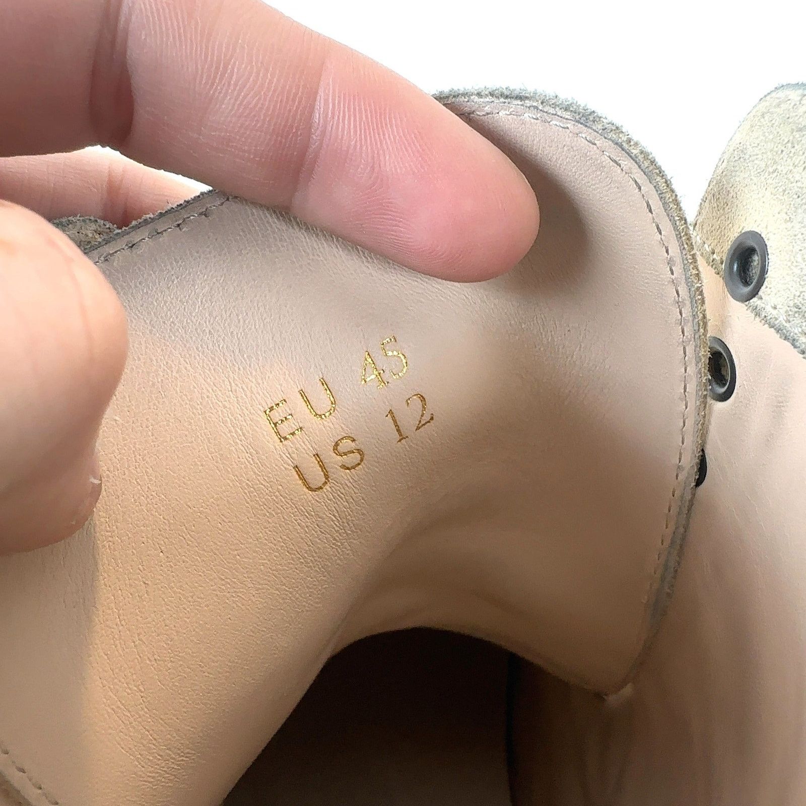 R13 R13 Suede Combat Boots Size US 12 / EU 45 - 7 Thumbnail