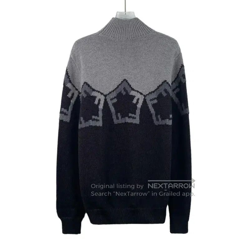 Fendi Fendi Color Block Wool Knit Sweater for Men . Size US S / EU 44-46 / 1 - 2 Thumbnail
