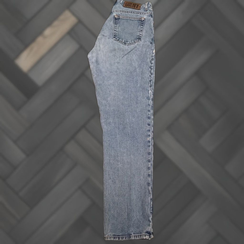 DKNY VINTAGE DKNY Jeans Tapered Leg 90s Mom Jeans Made In USA Sz 10 32 in Waist Blue Denim Jeans Mens Size 32" / US 10 / IT 46 - 1 Thumbnail