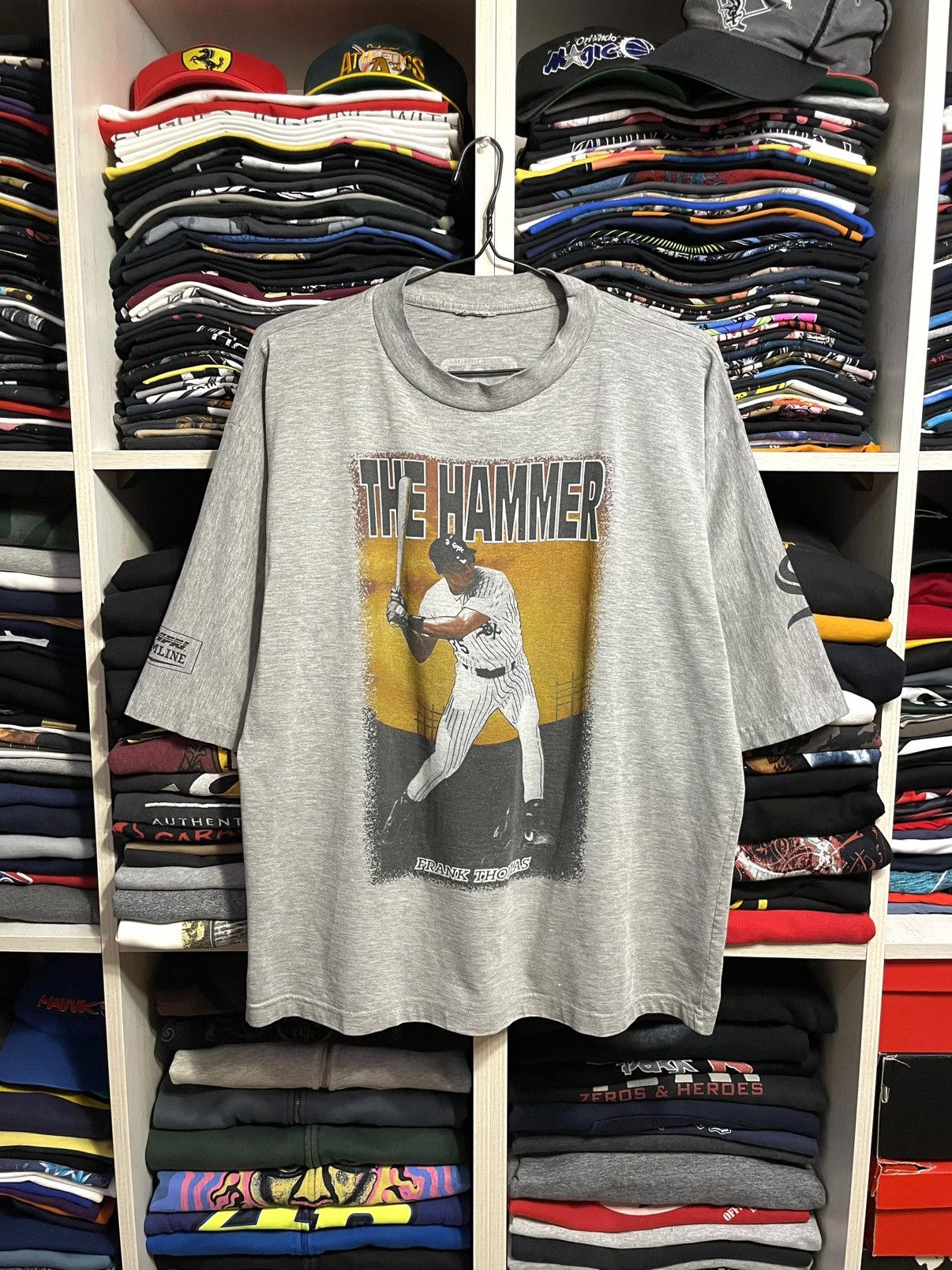 MLB Vintage 90s Chicago White Sox Frank Thomas MLB T-Shirt Size US L / EU 52-54 / 3 - 10 Thumbnail