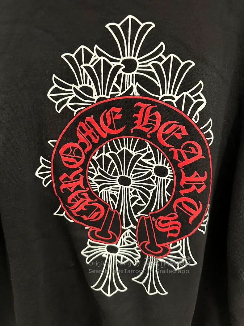 Chrome Hearts CHROME HEARTS Size XL Red horseshoe phantom cross zipper ho Size US XL / EU 56 / 4 - 4 Thumbnail