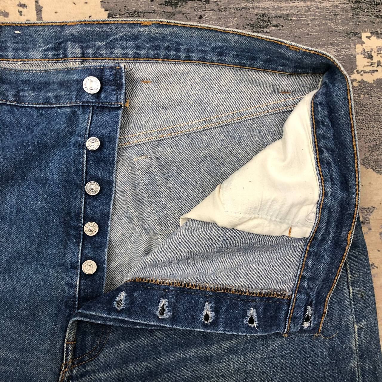 Levi's P778 VTG 501 made in usa LEVI'S JEANS RIPPED Size US 38 / EU 54 - 5 Thumbnail