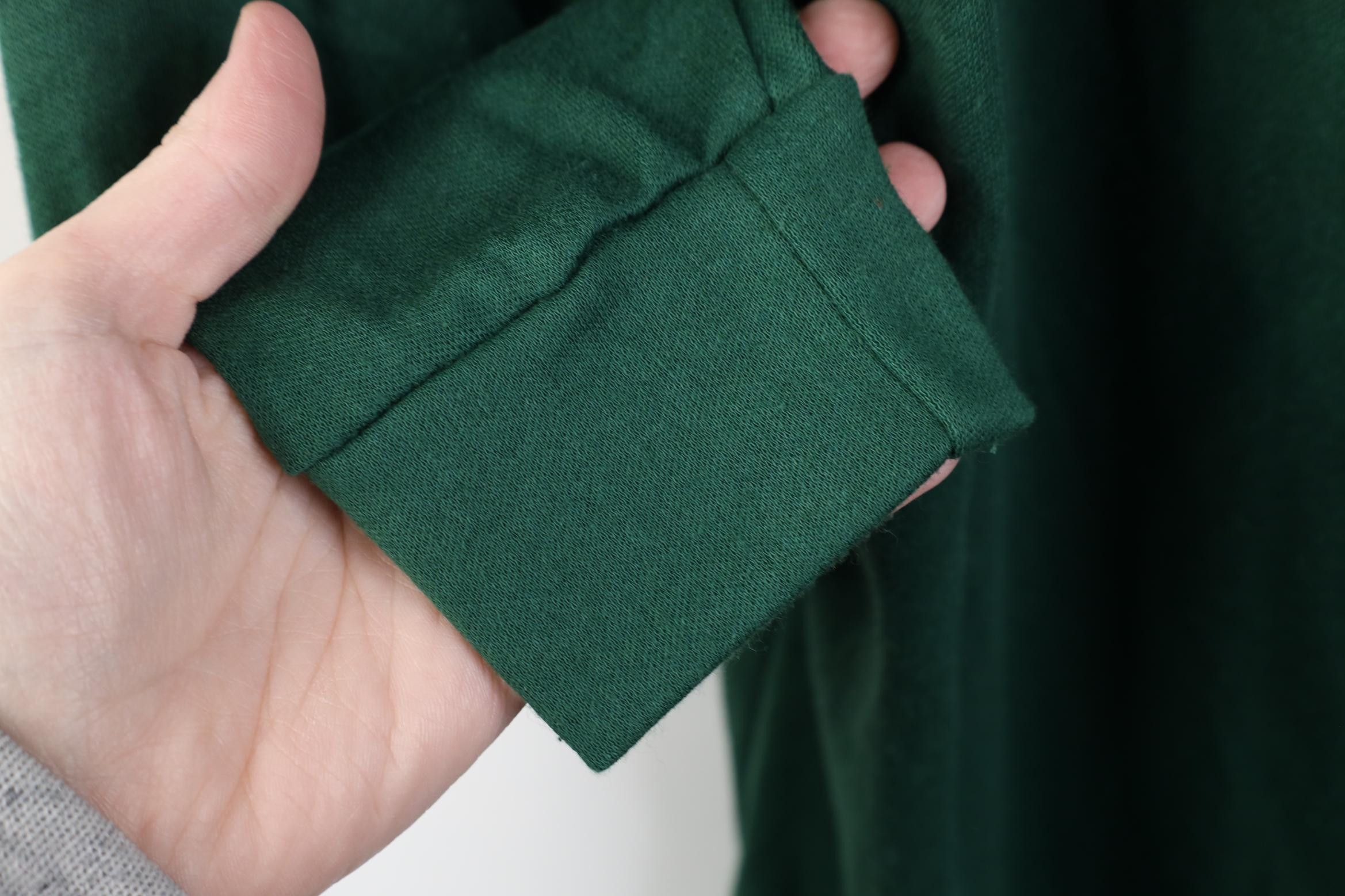 Vintage Deadstock Vintage 90s Streetwear Mock Neck T-Shirt Green USA Size US XL / EU 56 / 4 - 5 Thumbnail