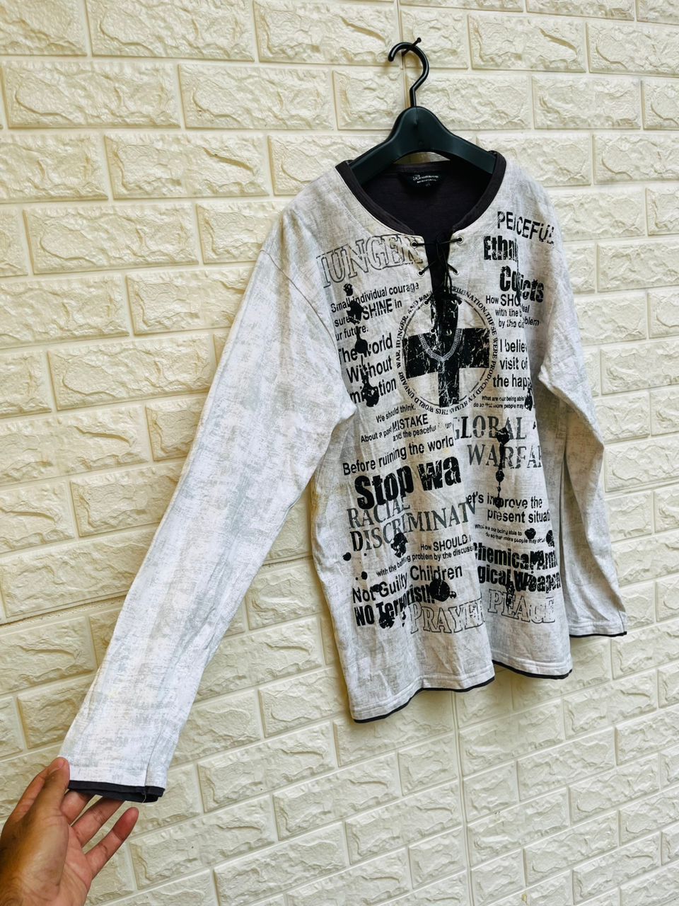 Japanese Brand Vintage Beaumere Stop War Designer Fashion Style Size US L / EU 52-54 / 3 - 5 Thumbnail