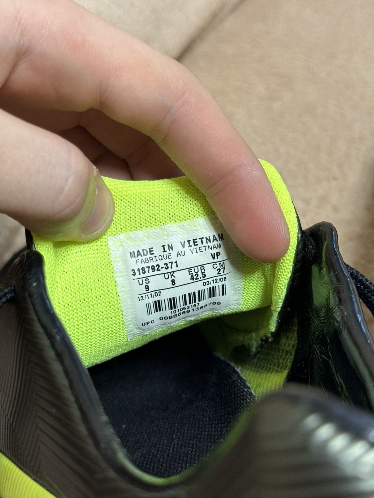 Nike × Vintage 2008 Nike Total 90 Laser II Football Boots Size US 9 / EU 42 - 23 Thumbnail