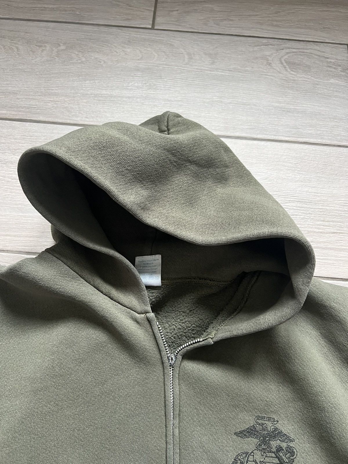 Other 90s USMC Zip Hoodie Avantgarde Soffee Faded Rare XXL Size US XXL / EU 58 / 5 - 8 Thumbnail