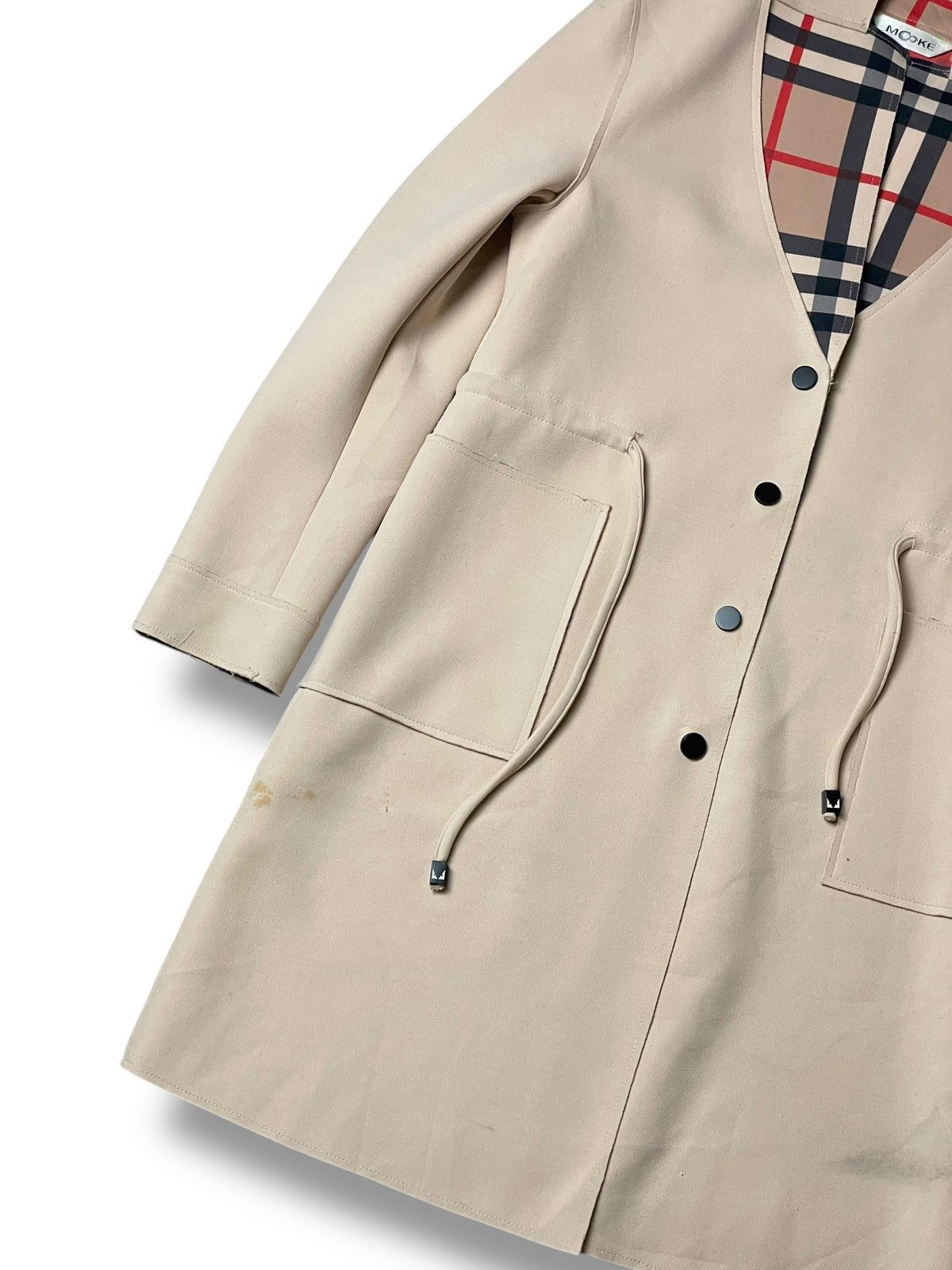 Japanese Brand × Vintage MOOKE Brand Fashionable Hooded Coat (104) Size US L / EU 52-54 / 3 - 3 Thumbnail