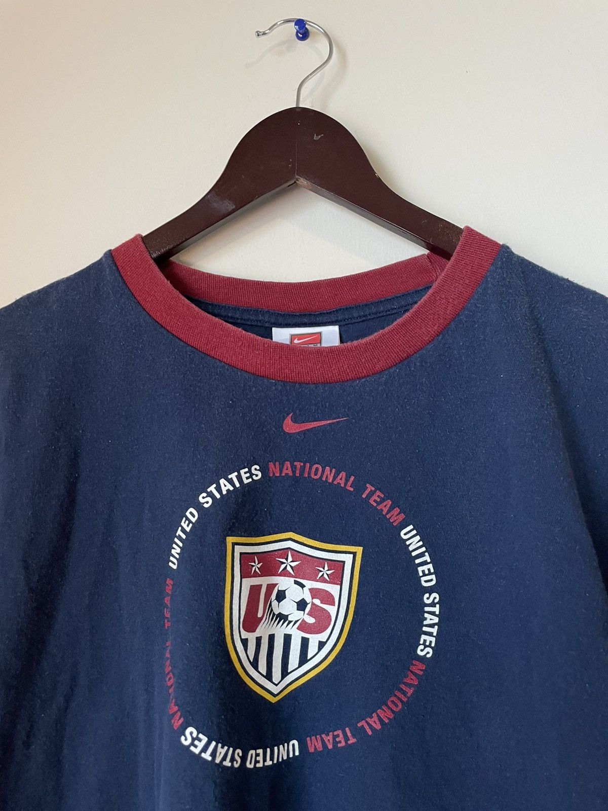 Nike × Vintage Y2K center swoosh Nike USA soccer tee Size US XXL / EU 58 / 5 - 2 Thumbnail