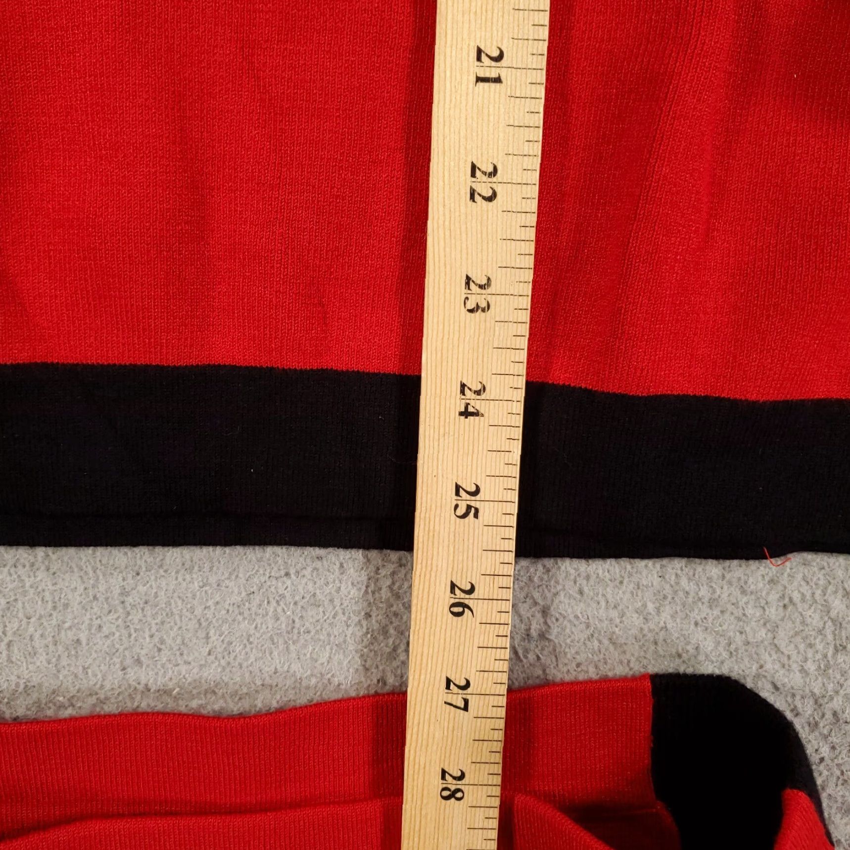 Vintage ASHRO Womens Skirt and Top Set Size Small Red Knit Pullover Career Outfit Size S / US 4 / IT 40 - 5 Thumbnail