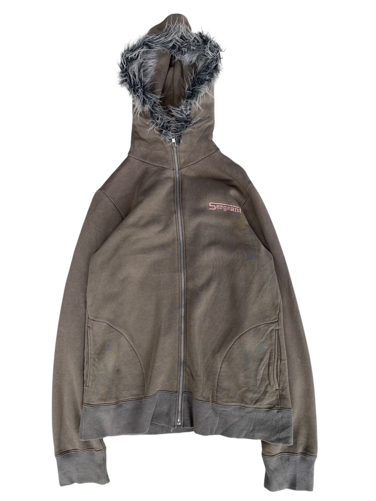 If Six Was Nine × Japanese Brand × Vintage Vtg Ray Cassin Fur Hoodie Fully Zipper Size US S / EU 44-46 / 1 - 1 Thumbnail