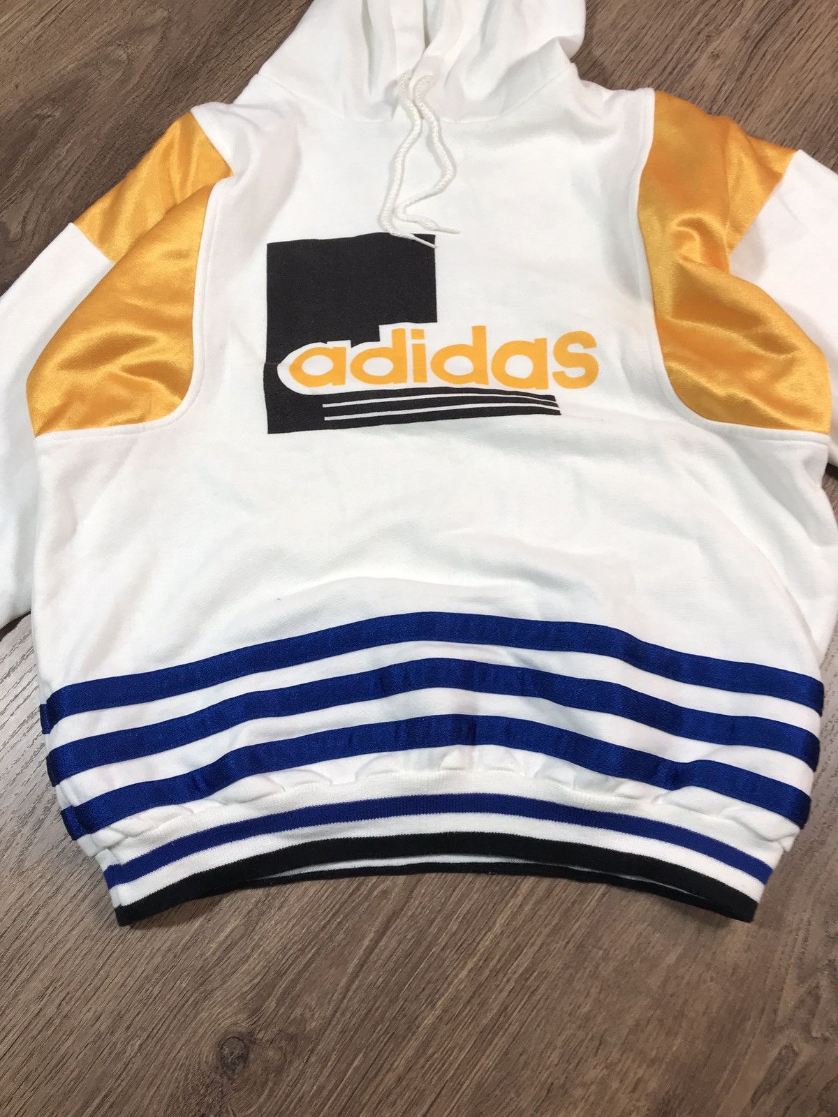 Adidas Vintage 80s Adidas Hoodie Size US XL / EU 56 / 4 - 8 Thumbnail