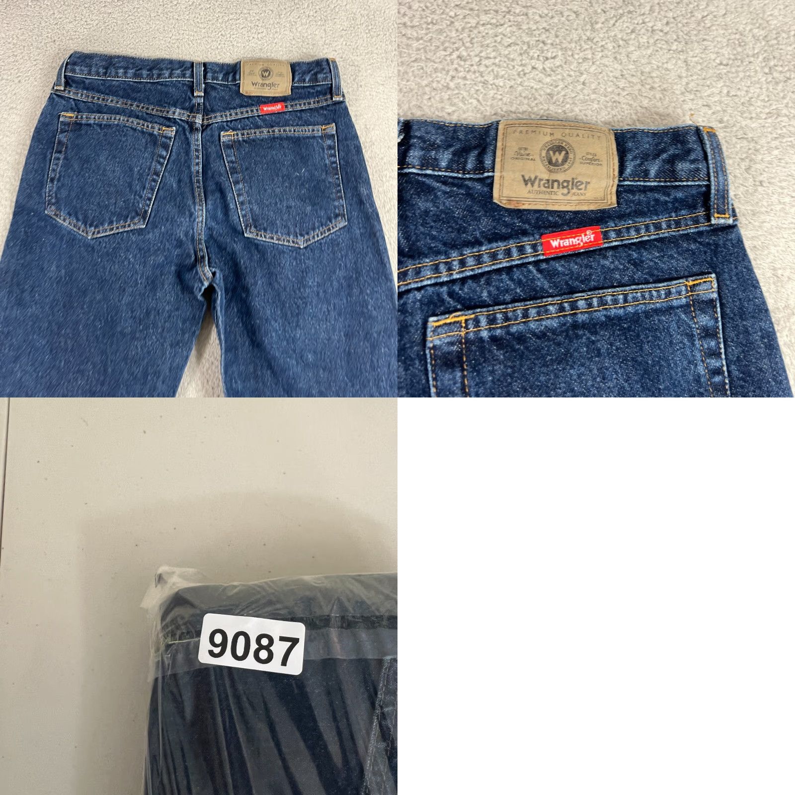Wrangler Wrangler Jeans Mens 32x30 Regular Fit Straight Leg Blue Denim Workwear Rodeo Wrangler 96501MR Pants N/A Size US 32 / EU 48 - 8 Thumbnail