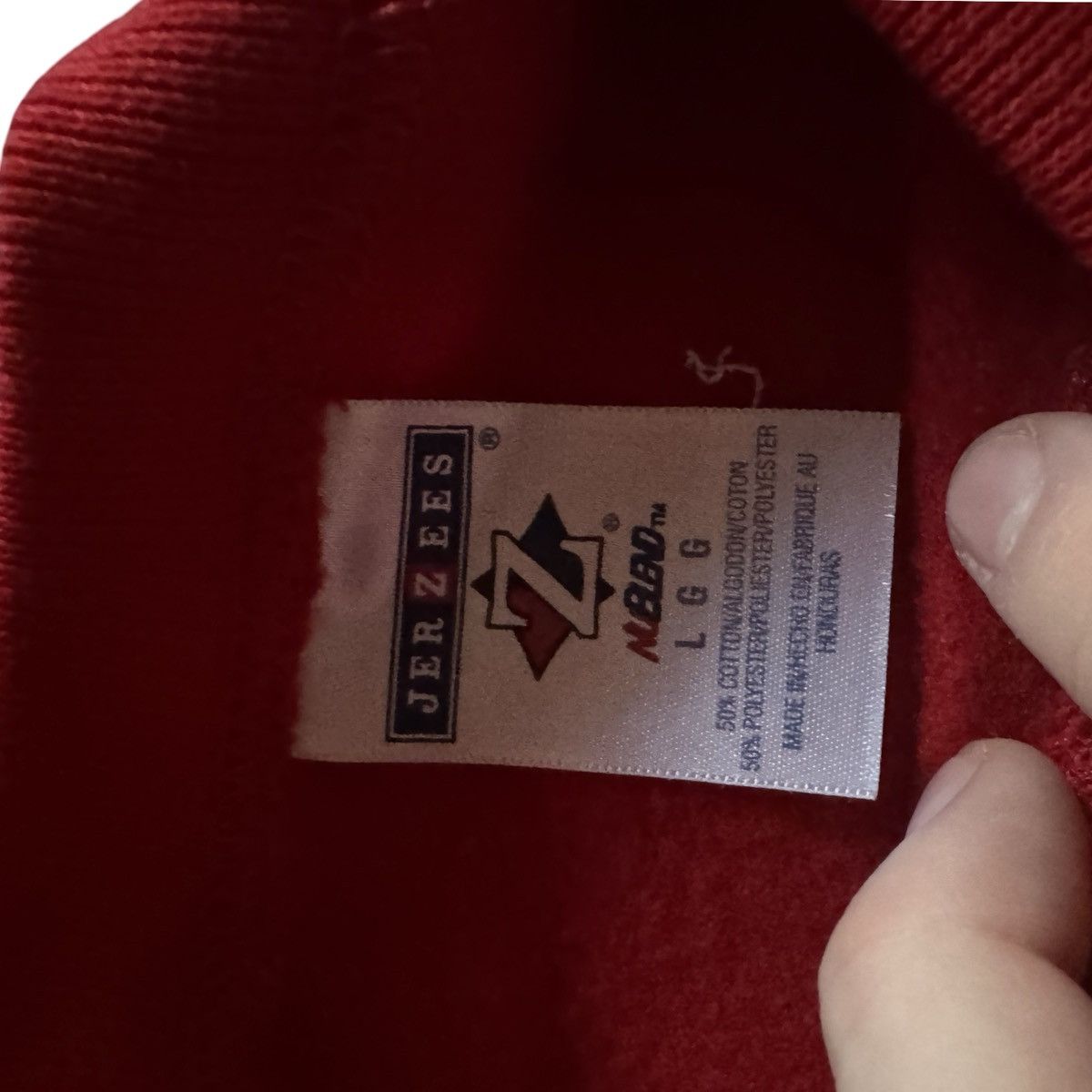 Vintage Vinatge red crewneck sweatshirt Size US L / EU 52-54 / 3 - 3 Thumbnail