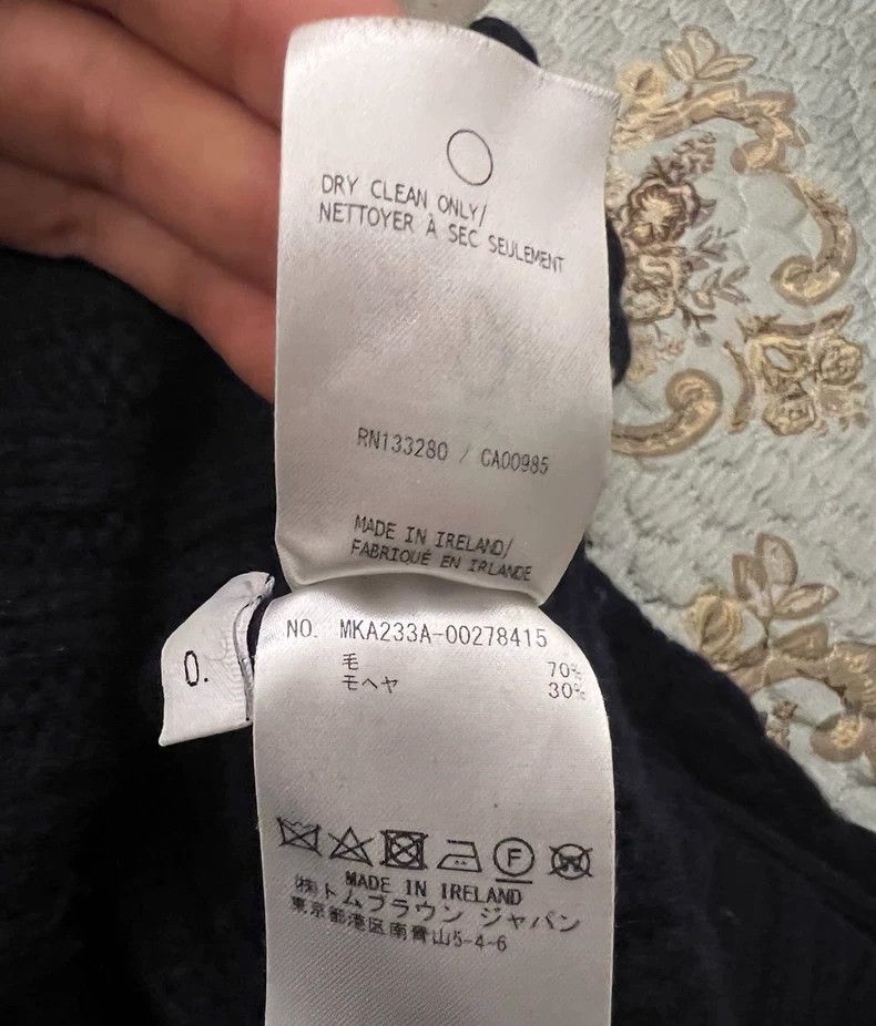 Thom Browne Thom Browne Thick woolen coat Size US XS / EU 42 / 0 - 5 Thumbnail
