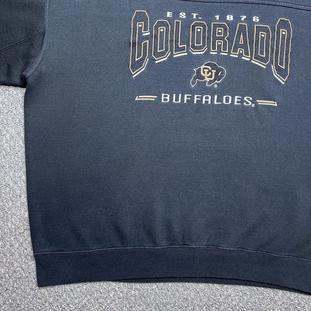 NCAA 90s NCAA Colorado Buffaloes Lee Sport Embroidered Sweatshirt Size US XL / EU 56 / 4 - 8 Thumbnail
