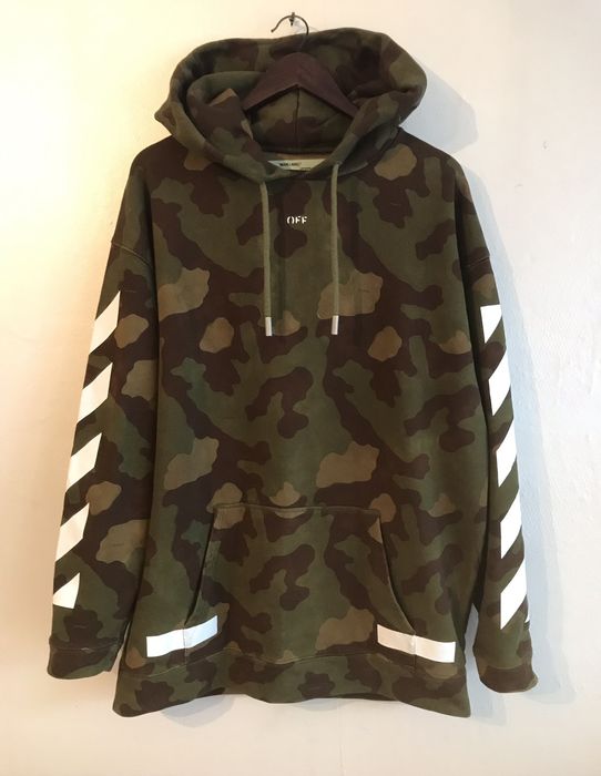 Off white shop hoodie camo