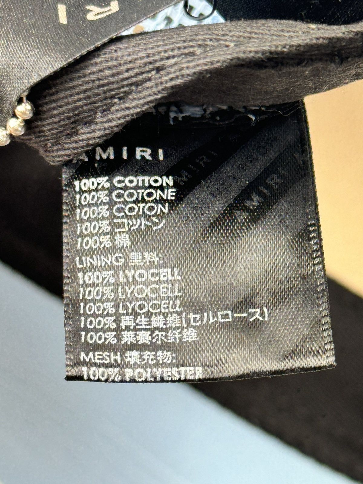 Amiri RAISED LOGO MESH SNAP-BACK CAP Size ONE SIZE - 9 Thumbnail