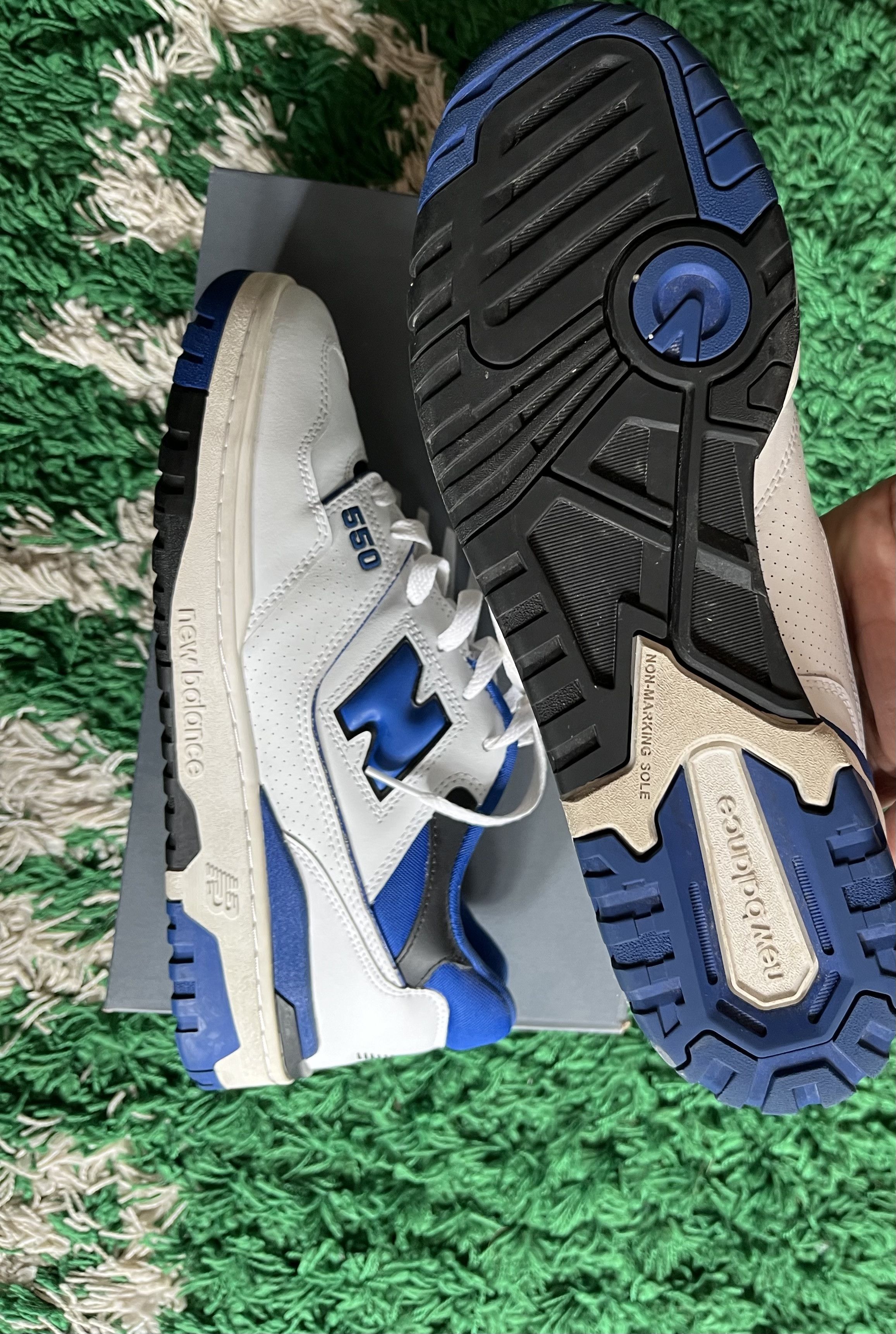 New Balance New balance 550 royal blue Size US 10 / EU 43 - 3 Thumbnail