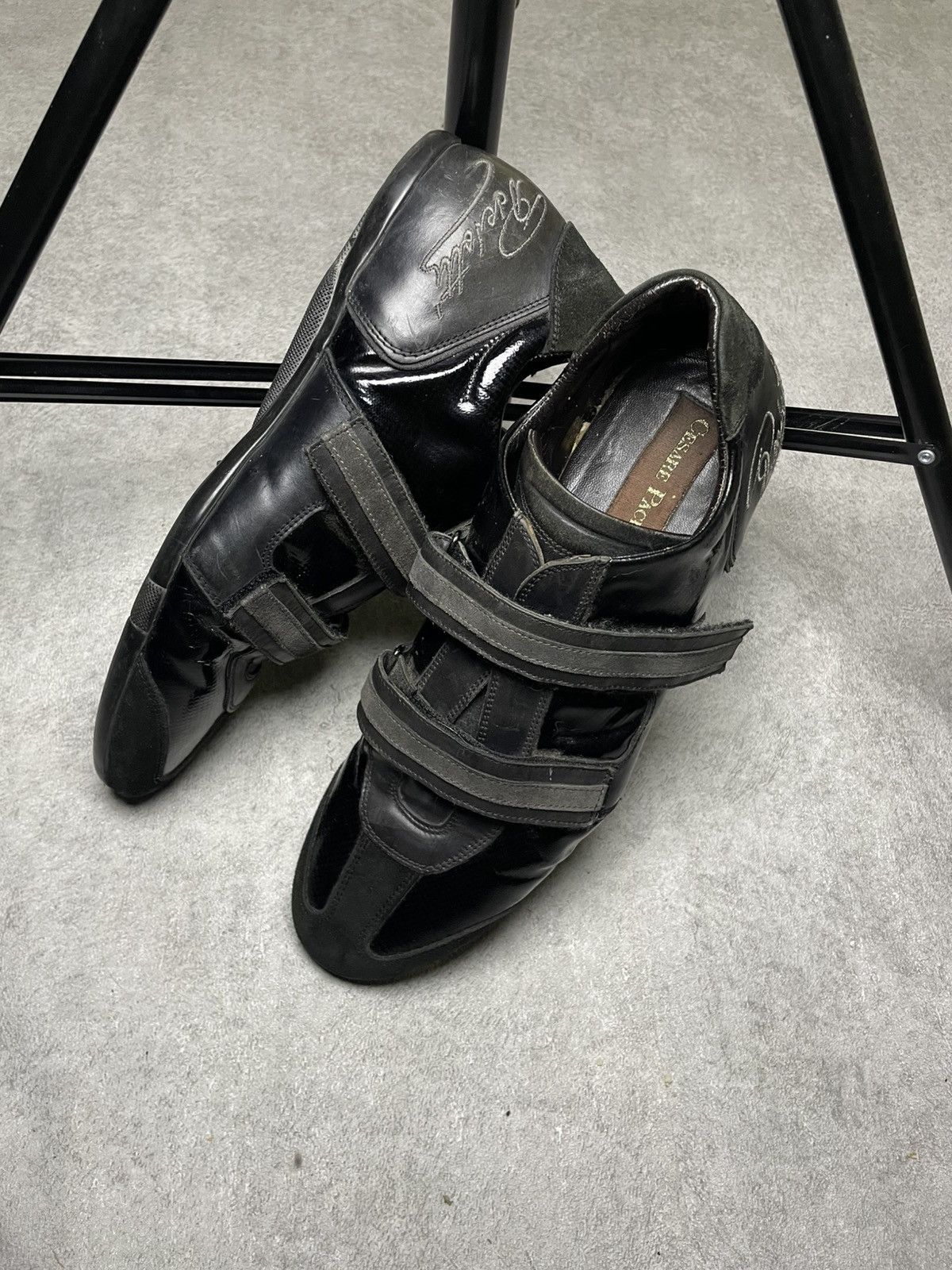 Paciotti Paciotti Death Opium LGB Punk Leather Sneakers If6Was9 Size US 8 / EU 41 - 14 Thumbnail