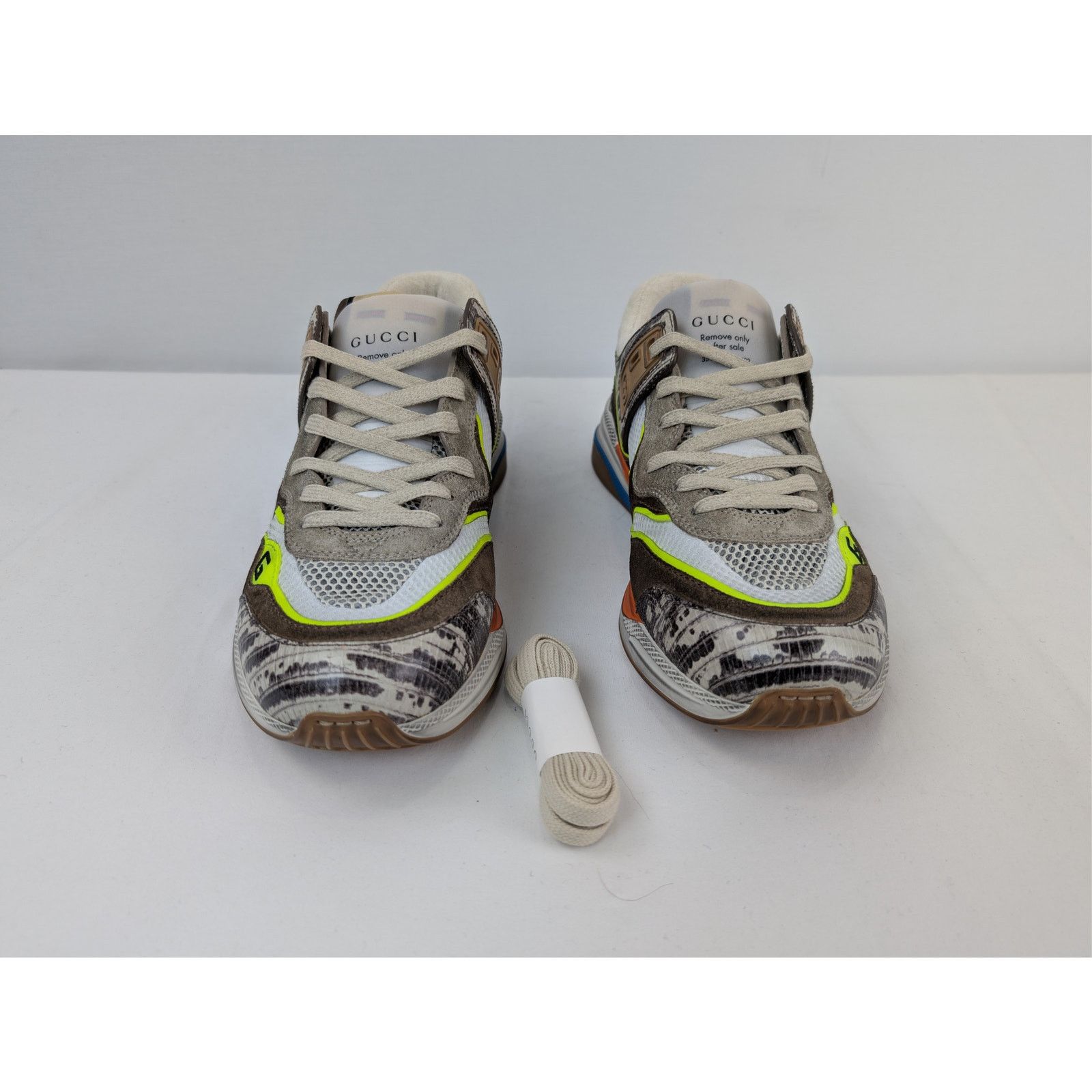 Gucci o1rshd1 Ultrapace Low-Top Sneaker Rock Tejus Printed / Brown Size US 8.5 / EU 41-42 - 10 Thumbnail