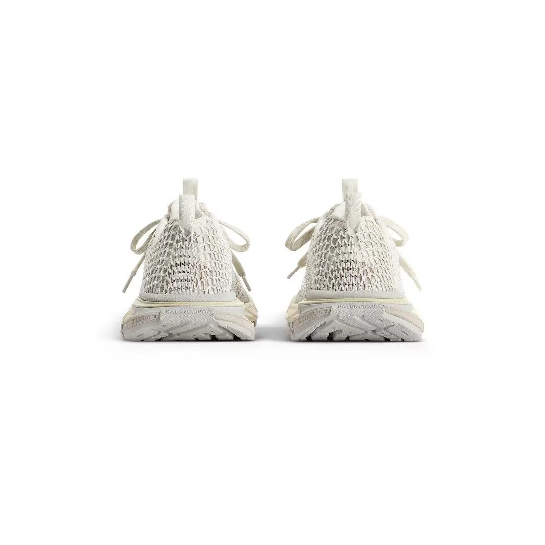 Balenciaga o1tr1nto0525 3XL Fishnet Sneakers in Eggshell Size US 11 / EU 44 - 5 Thumbnail