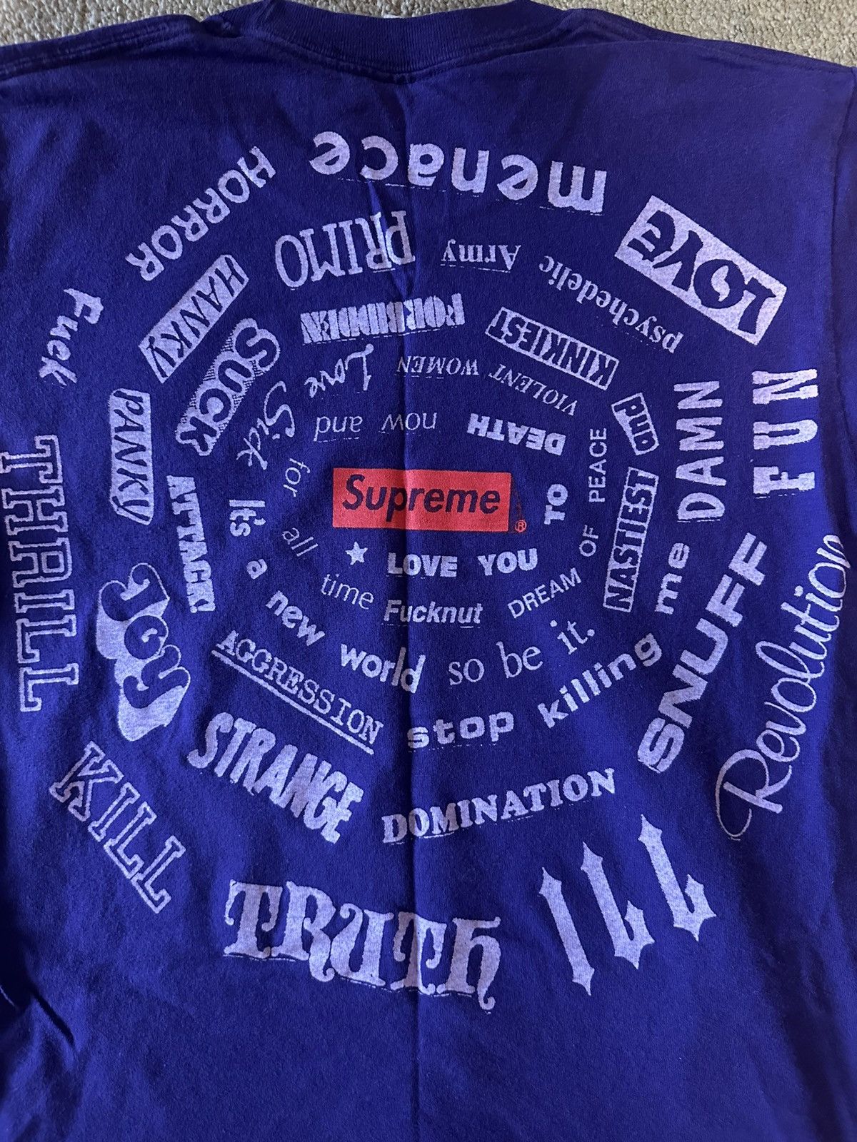 Supreme Supreme tee Size US S / EU 44-46 / 1 - 4 Thumbnail