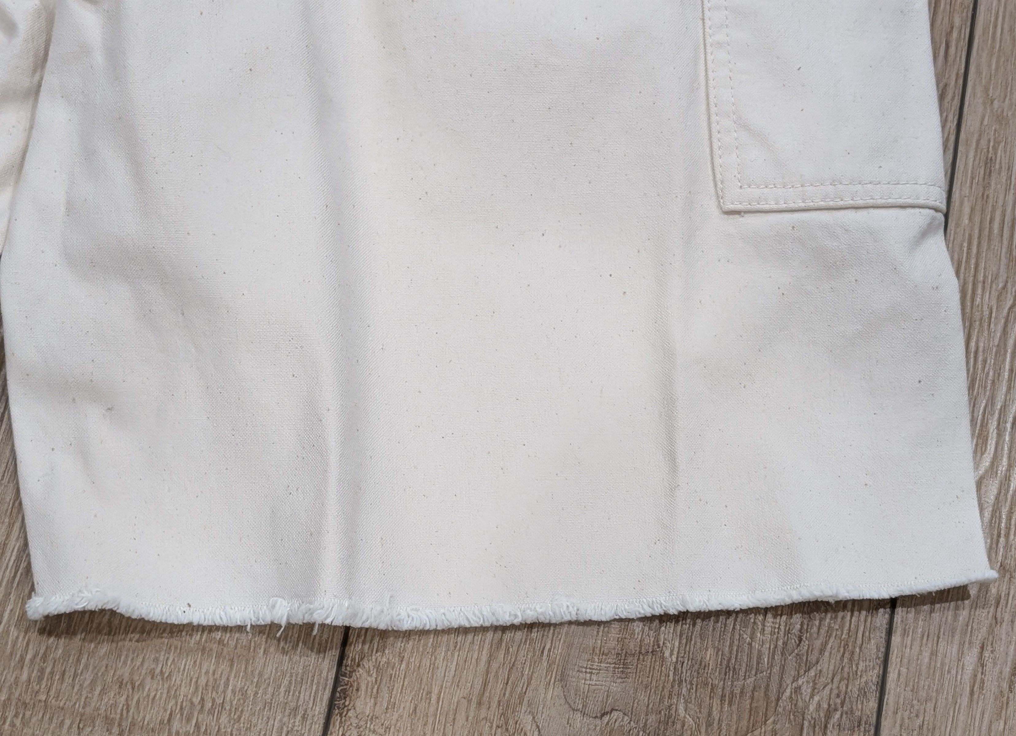 John Elliott John Elliott Cut-Off Cotton Work Shorts Natural Small Size US 30 / EU 46 - 4 Thumbnail