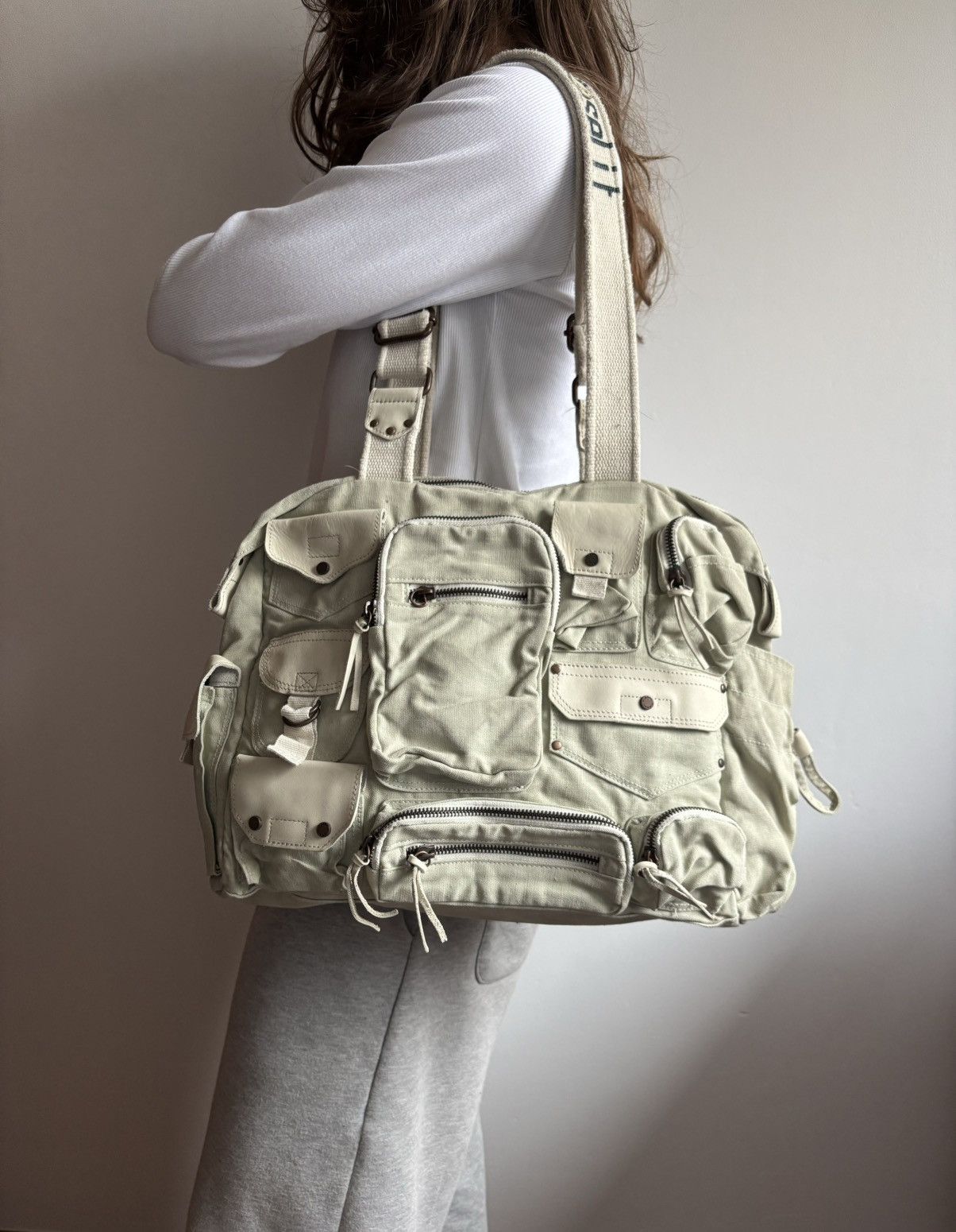 Diesel × Streetwear × Vintage Diesel multi pocket military 