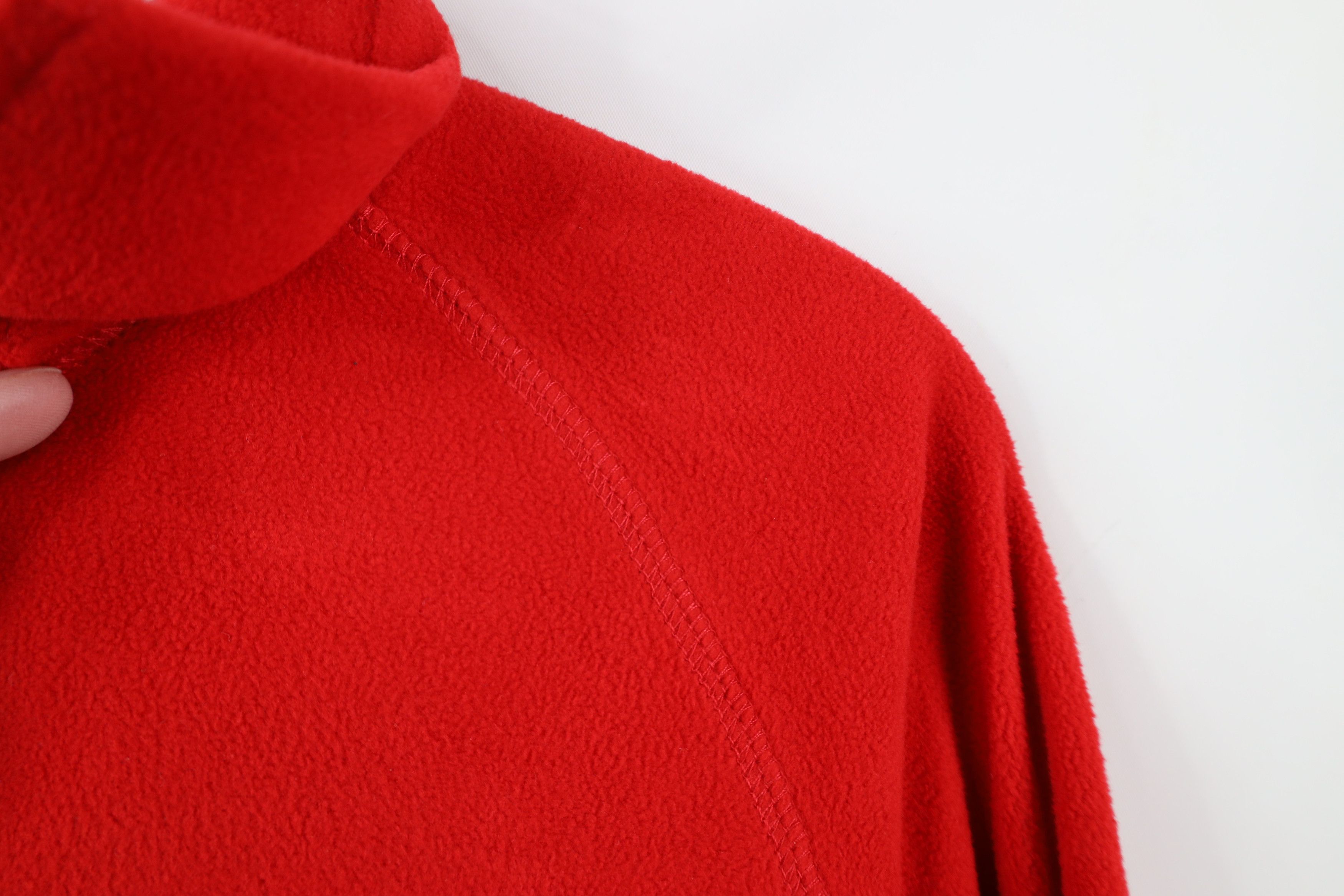 Woolrich Woolen Mills Deadstock Vintage Woolrich 1/4 Half Zip Fleece Sweater Red Size L / US 10 / IT 46 - 10 Thumbnail