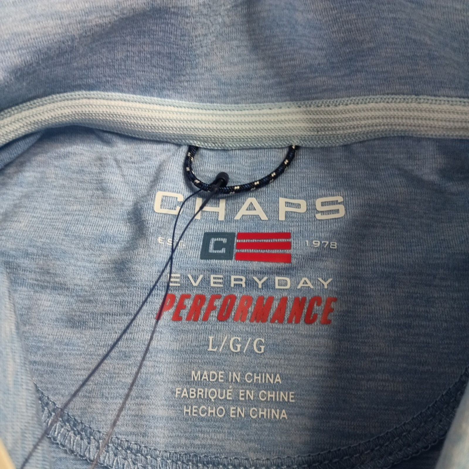 Chaps Chaps Everyday Performance Polo Shirt Men's Size L Blue Size US L / EU 52-54 / 3 - 3 Thumbnail