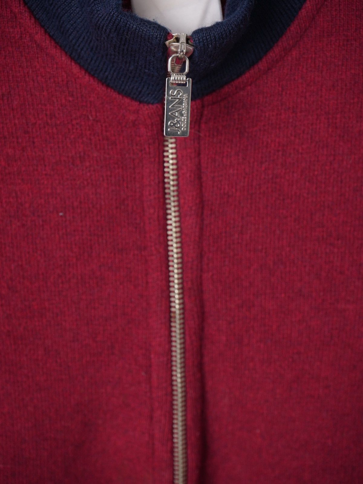 Dolce & Gabbana Women's D&G Full Zip Merino Wool Sweater M Size M / US 6-8 / IT 42-44 - 2 Thumbnail