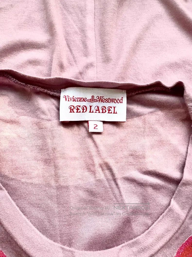 Vivienne Westwood Vivienne Westwood Pink Bow Tie Printed Short-Sleeve T-Shir Size M / US 6-8 / IT 42-44 - 8 Thumbnail