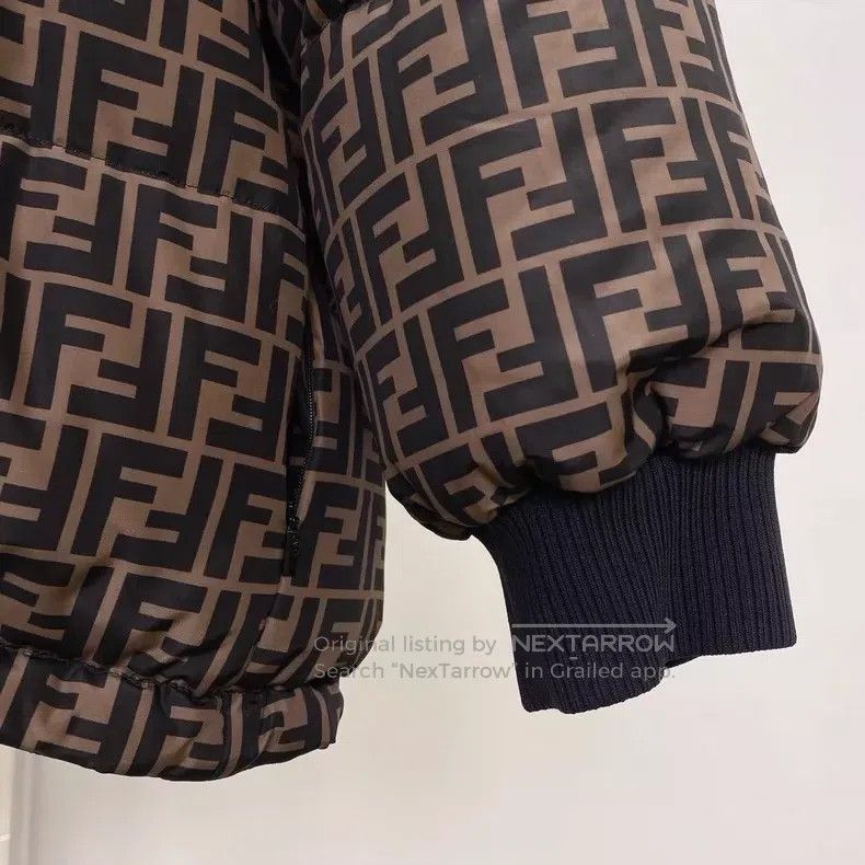 Fendi Fendi Monogrammed Printed Down Jacket Size US S / EU 44-46 / 1 - 4 Thumbnail