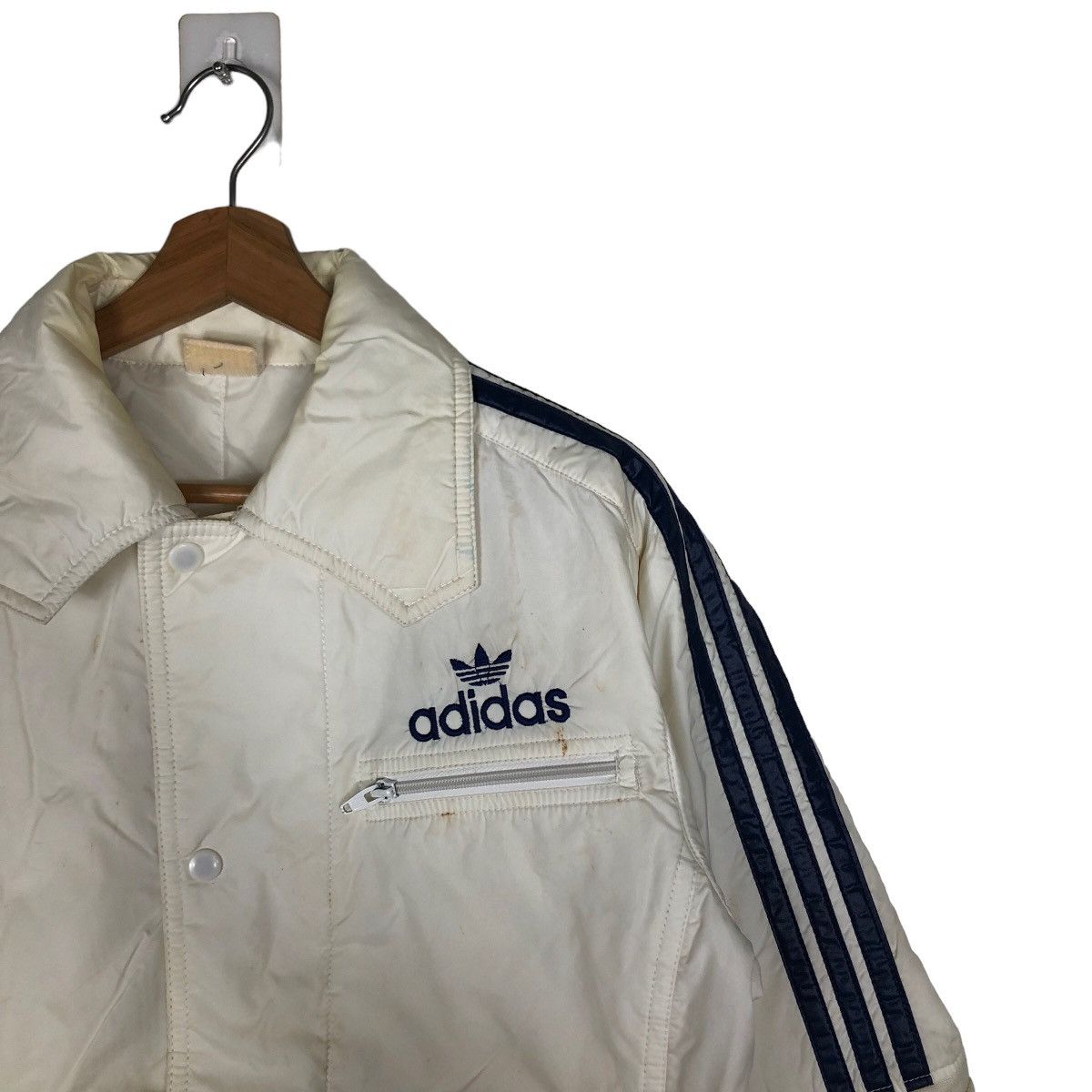 Adidas 🔥90’s Vintage Adidas Light Puffer Down Jacket Japan Size US M / EU 48-50 / 2 - 6 Thumbnail