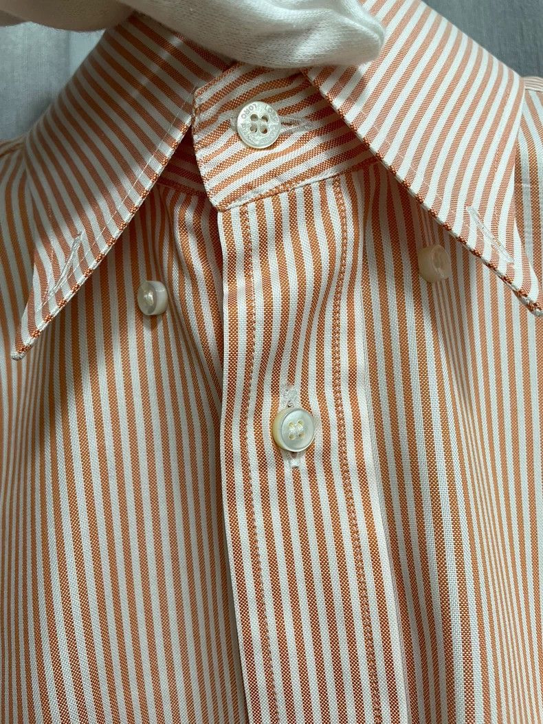 Loro Piana LORO PIANA Pure cotton striped business shirt Size XS / US 0-2 / IT 36-38 - 3 Thumbnail