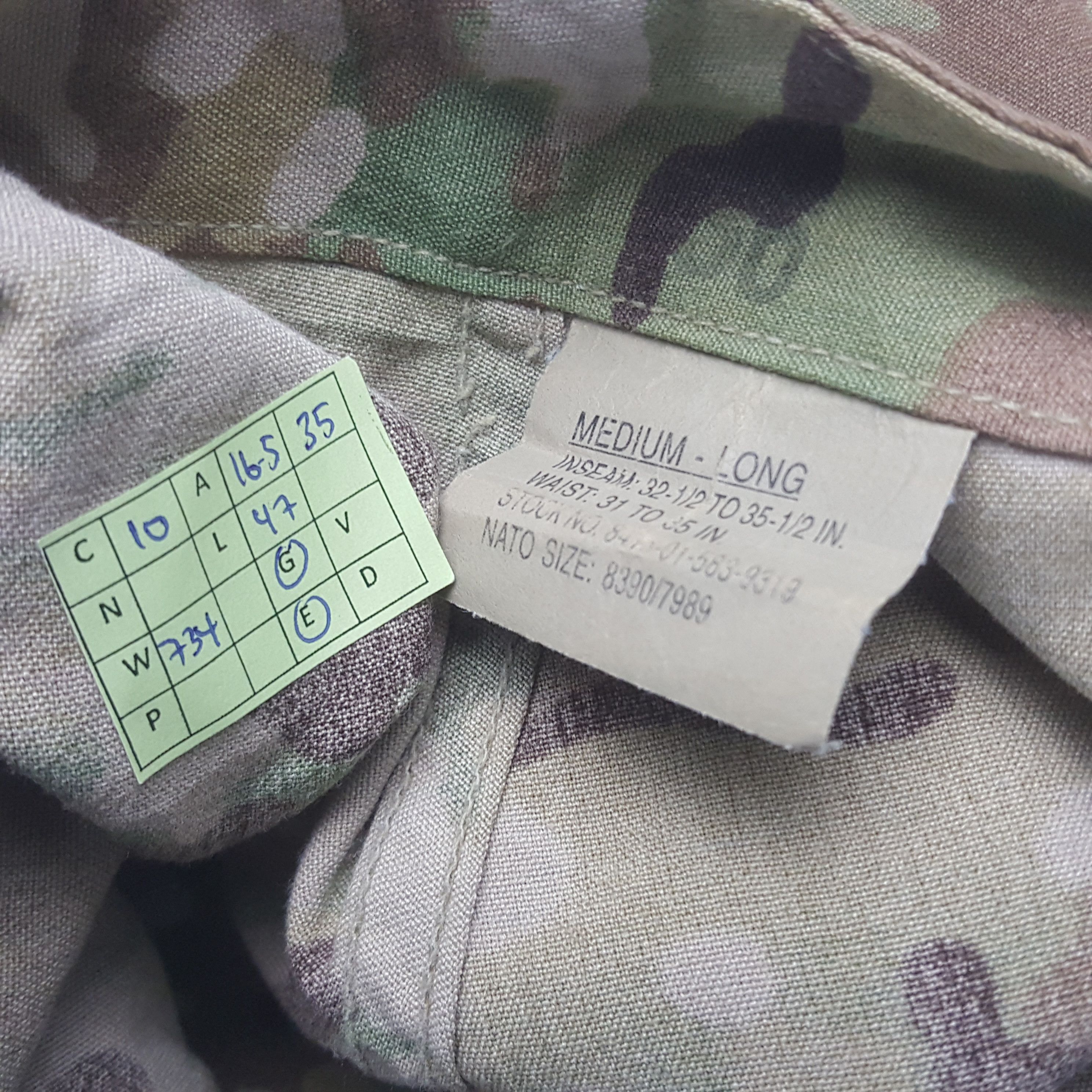 Vintage Vintage American Military Camo Style Utility Pants RR10 Size US 33 - 13 Thumbnail