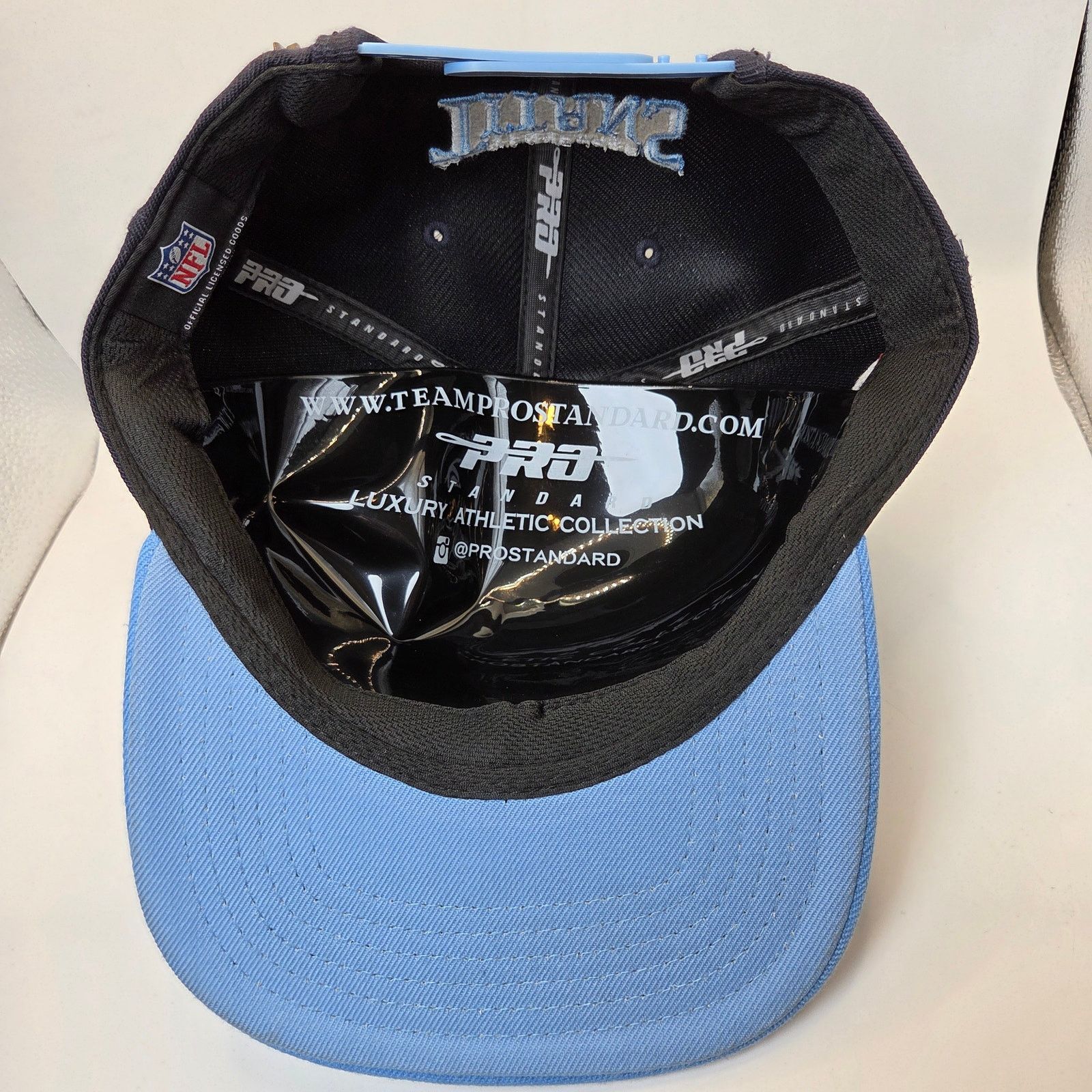 Pro Standard Pro Standard Titans Snapback Hat Leather Detail NWT Size ONE SIZE - 10 Thumbnail