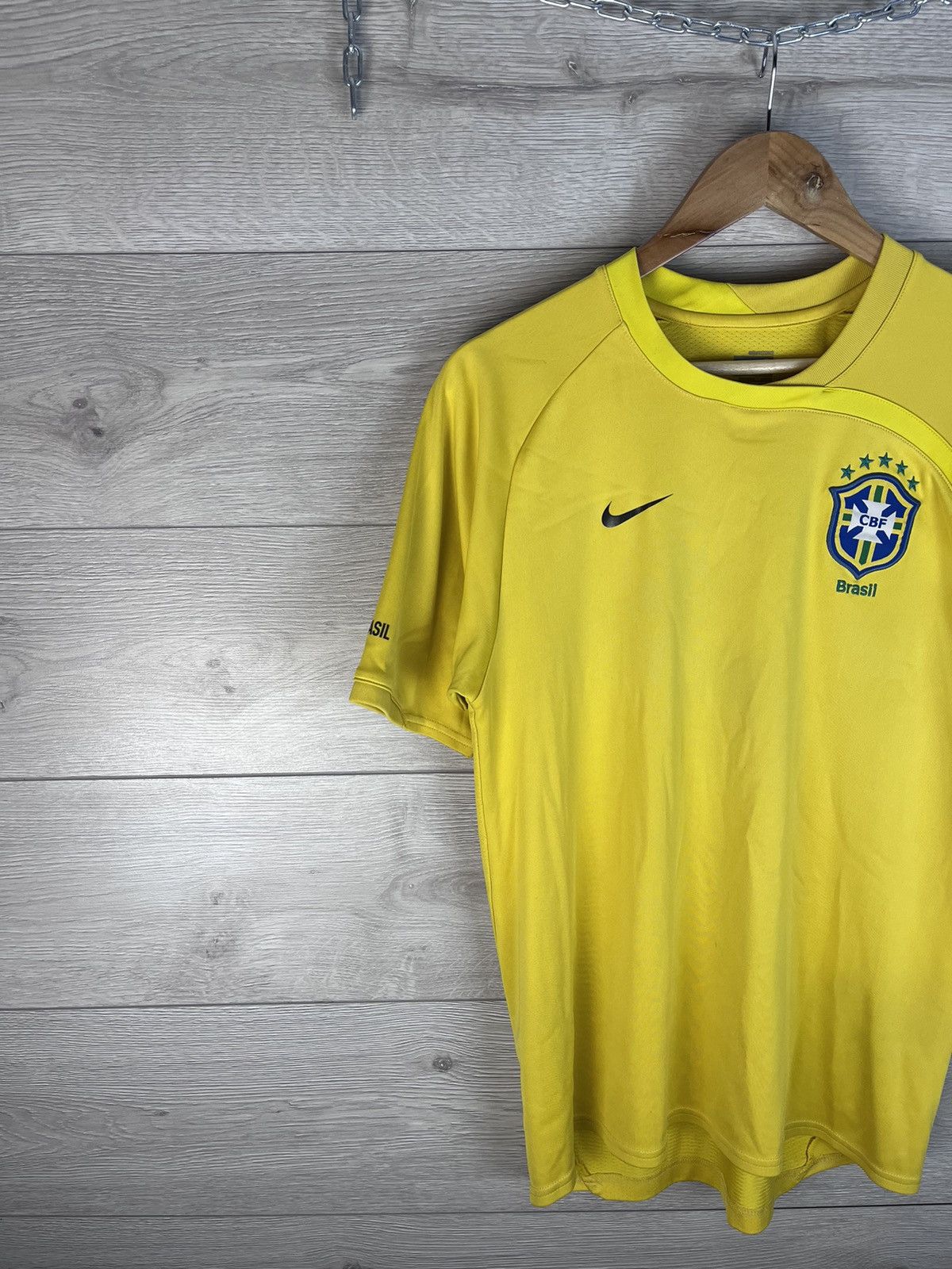 Nike Vintage men’s soccer jersey Nike Brazil 🇧🇷 size S dri-fit Size US S / EU 44-46 / 1 - 2 Thumbnail