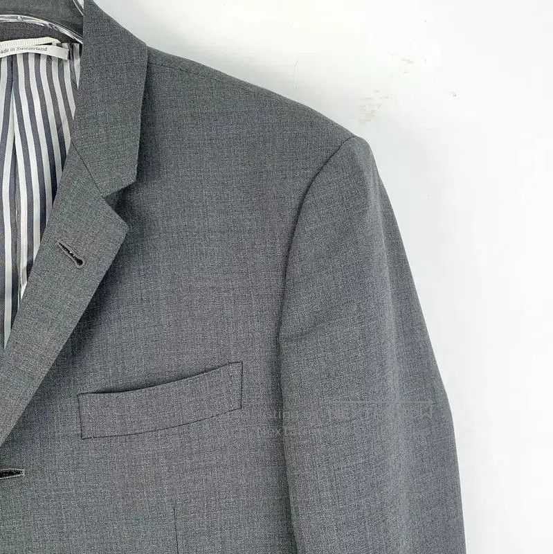 Thom Browne Thom Browne Grey Wool Men's Outer Jacket . Size US XS / EU 42 / 0 - 3 Thumbnail