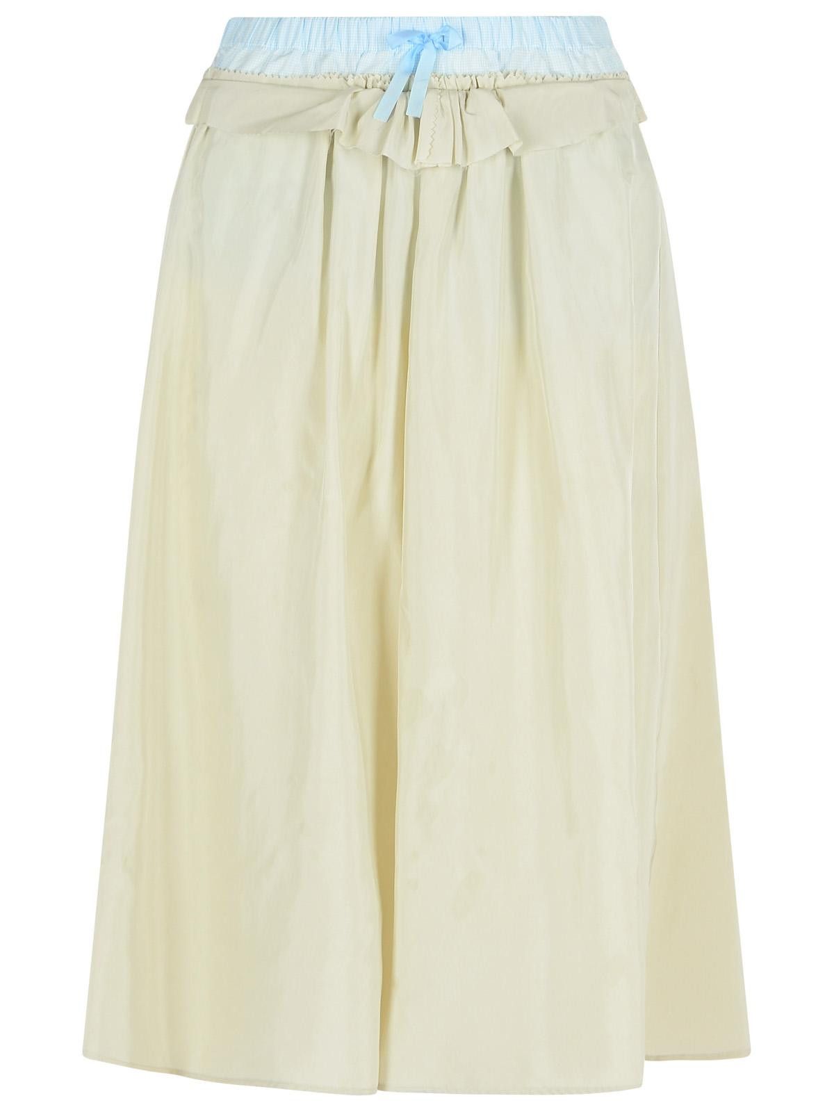Maison Margiela MAISON MARGIELA Green Viscose Skirt | Grailed