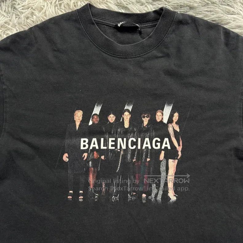 Balenciaga Balenciaga Band Portrait Short Sleeve Size US XXS / EU 40 - 3 Thumbnail