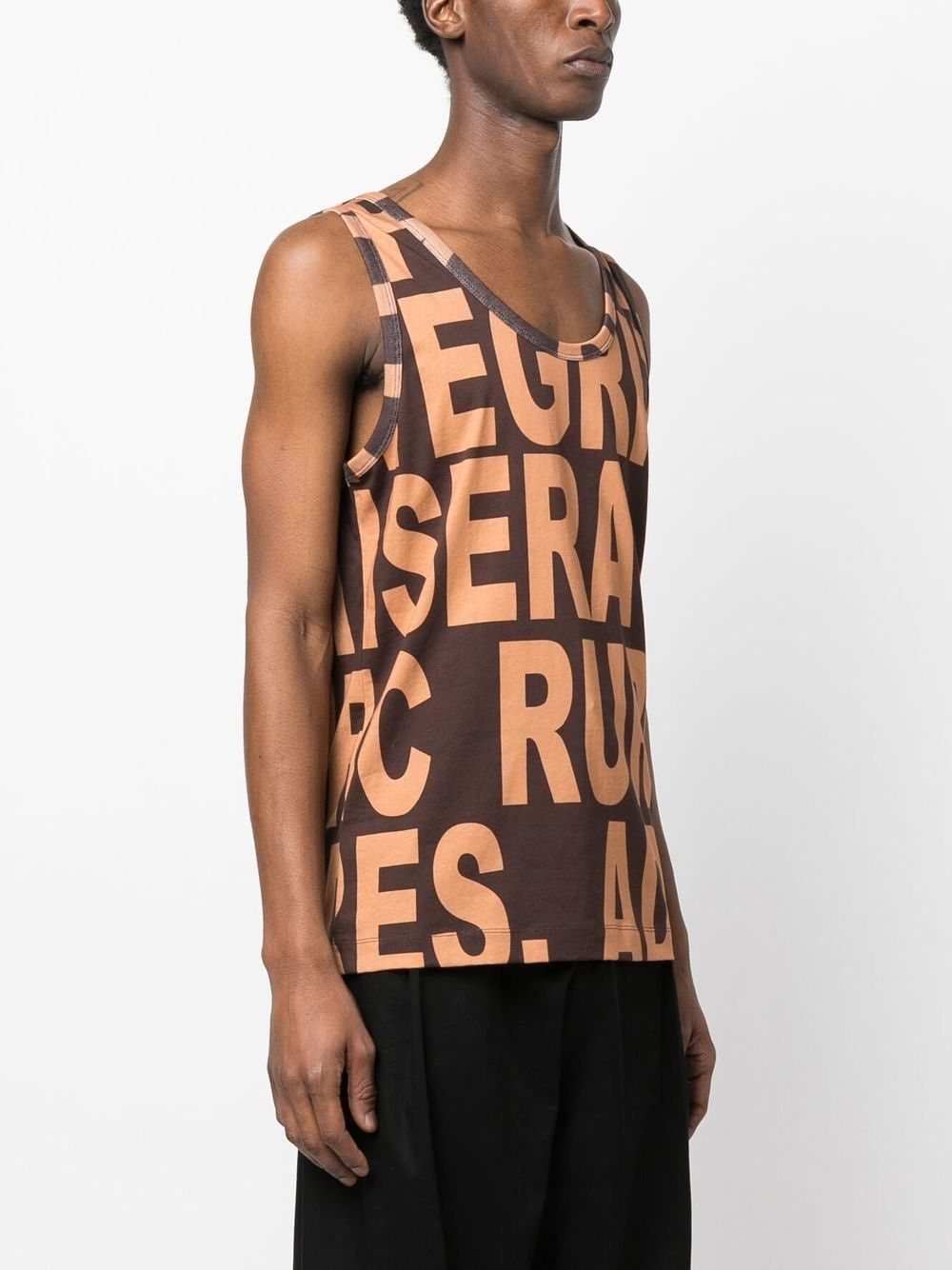 Dries Van Noten Helio Letter Print Tank Top Size US M / EU 48-50 / 2 - 3 Thumbnail