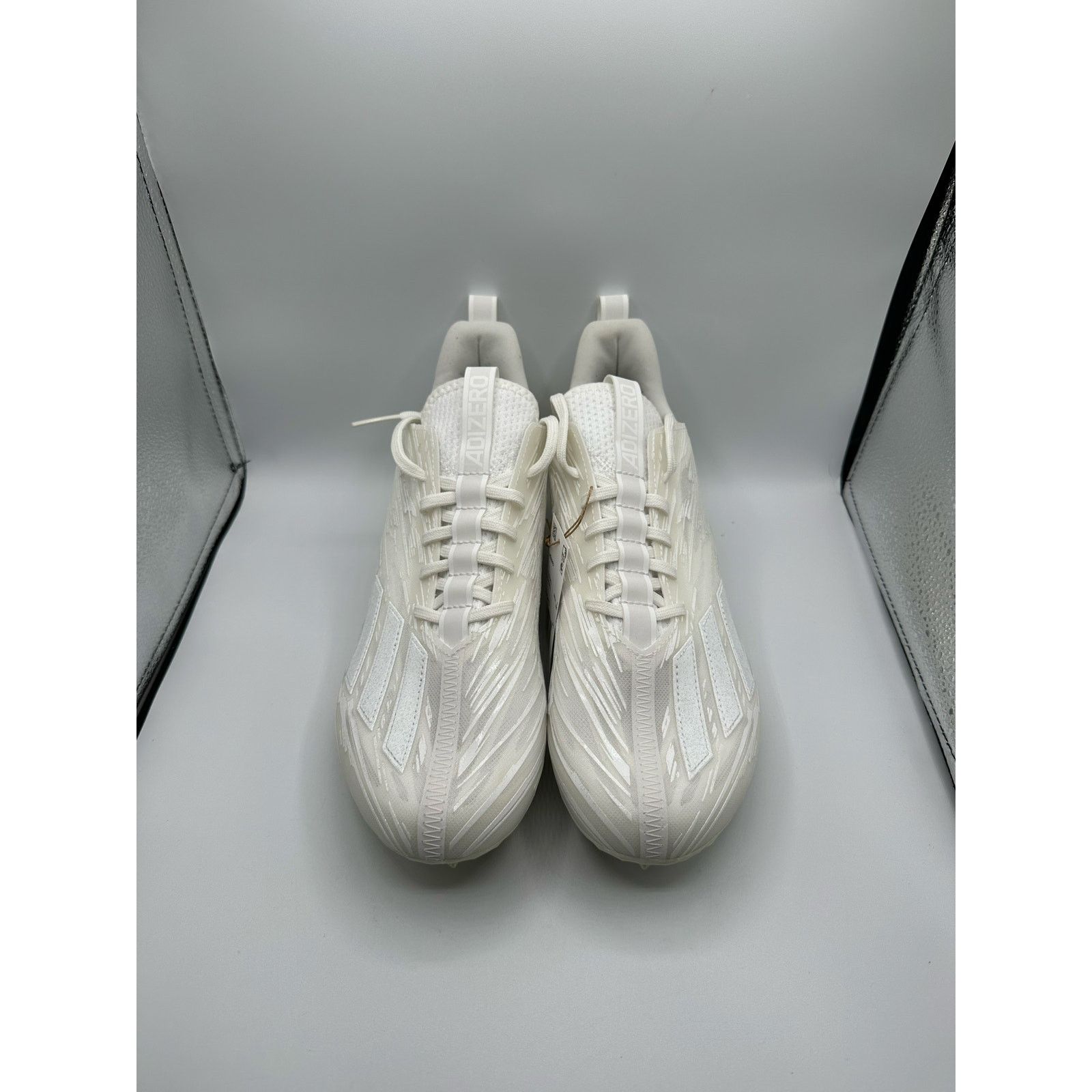 Adidas Adidas Adizero Cleats “Triple White” Defect size 8.5 men’s Size US 8.5 / EU 41-42 - 2 Thumbnail