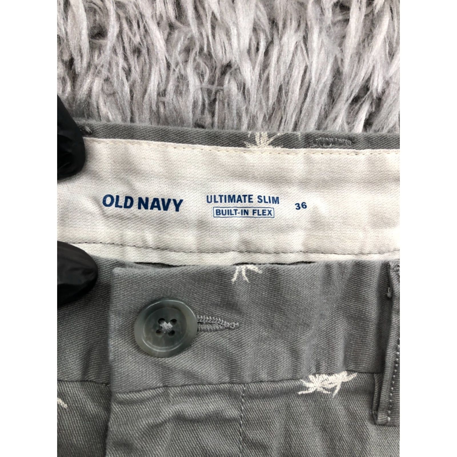 Old Navy Old Navy Slim Bermuda Shorts Mens Size 36 Mid Rise Gray Medium Wash 5-Pocket Logo Size US 36 / EU 52 - 6 Thumbnail
