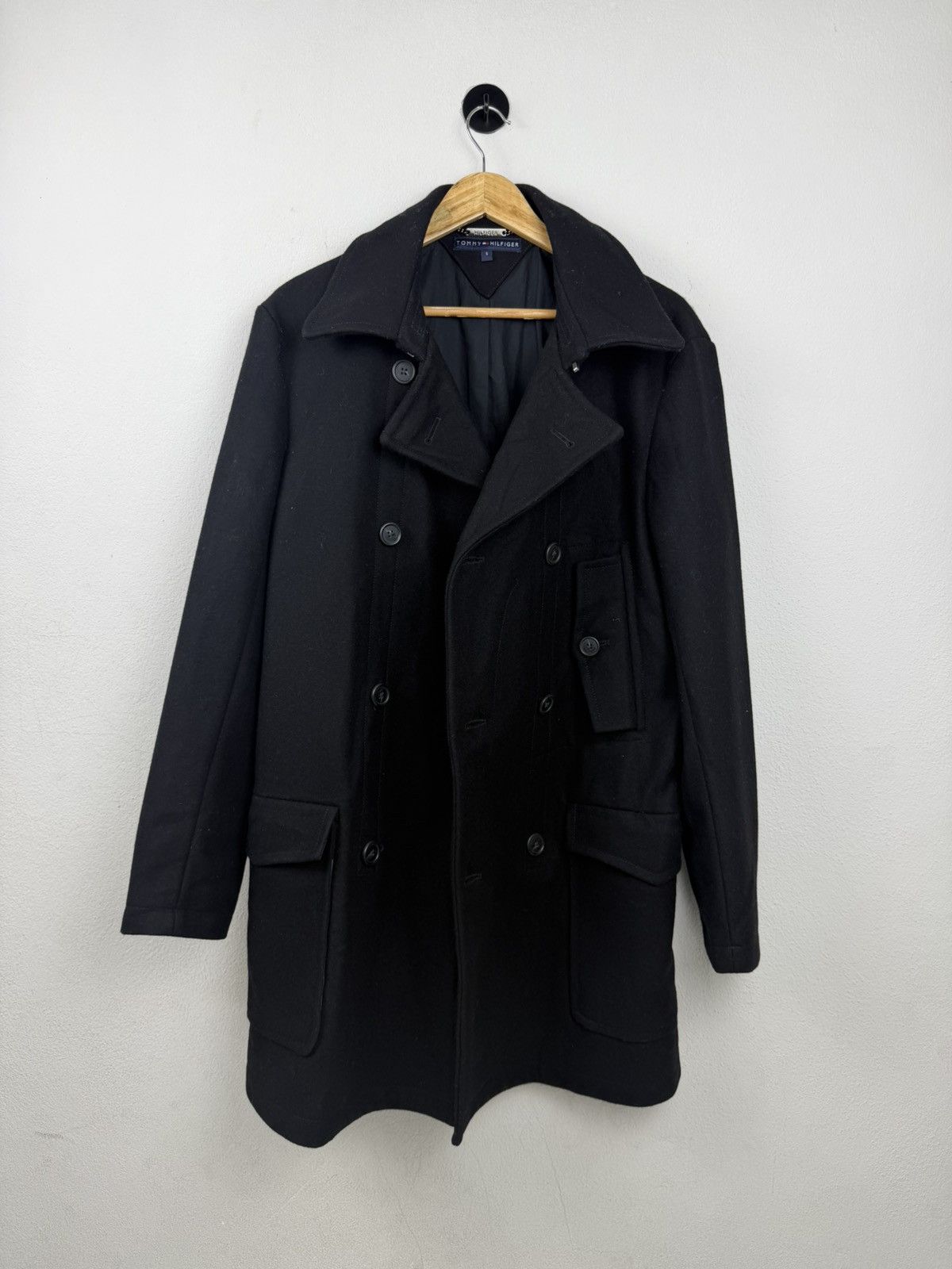 Tommy Hilfiger Tommy Hilfiger Double-Breasted Wool Blend Overcoat Size US S / EU 44-46 / 1 - 9 Thumbnail
